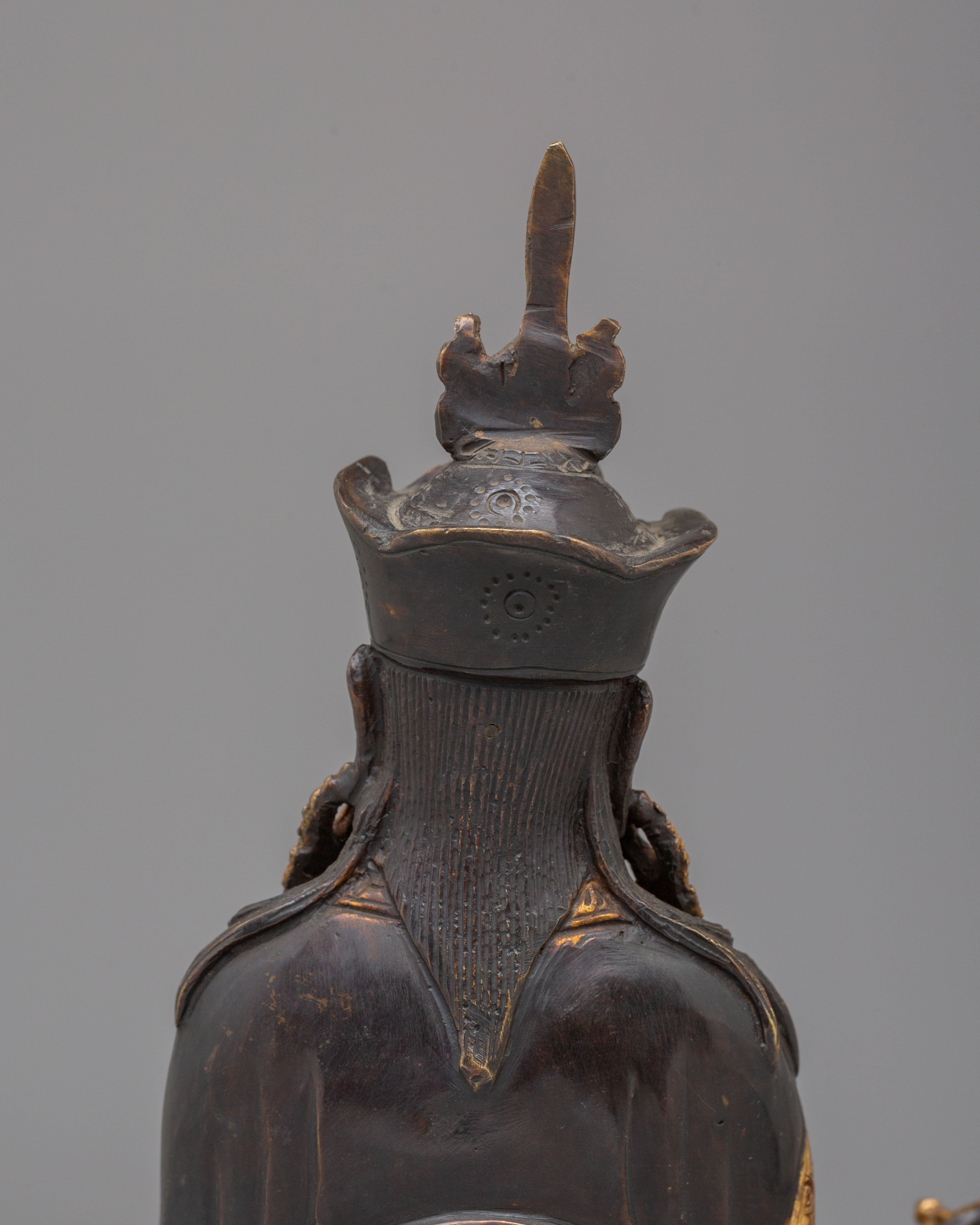 Padmasambhava Sacred Statue | Handcrafted Tibetan Buddhist Art