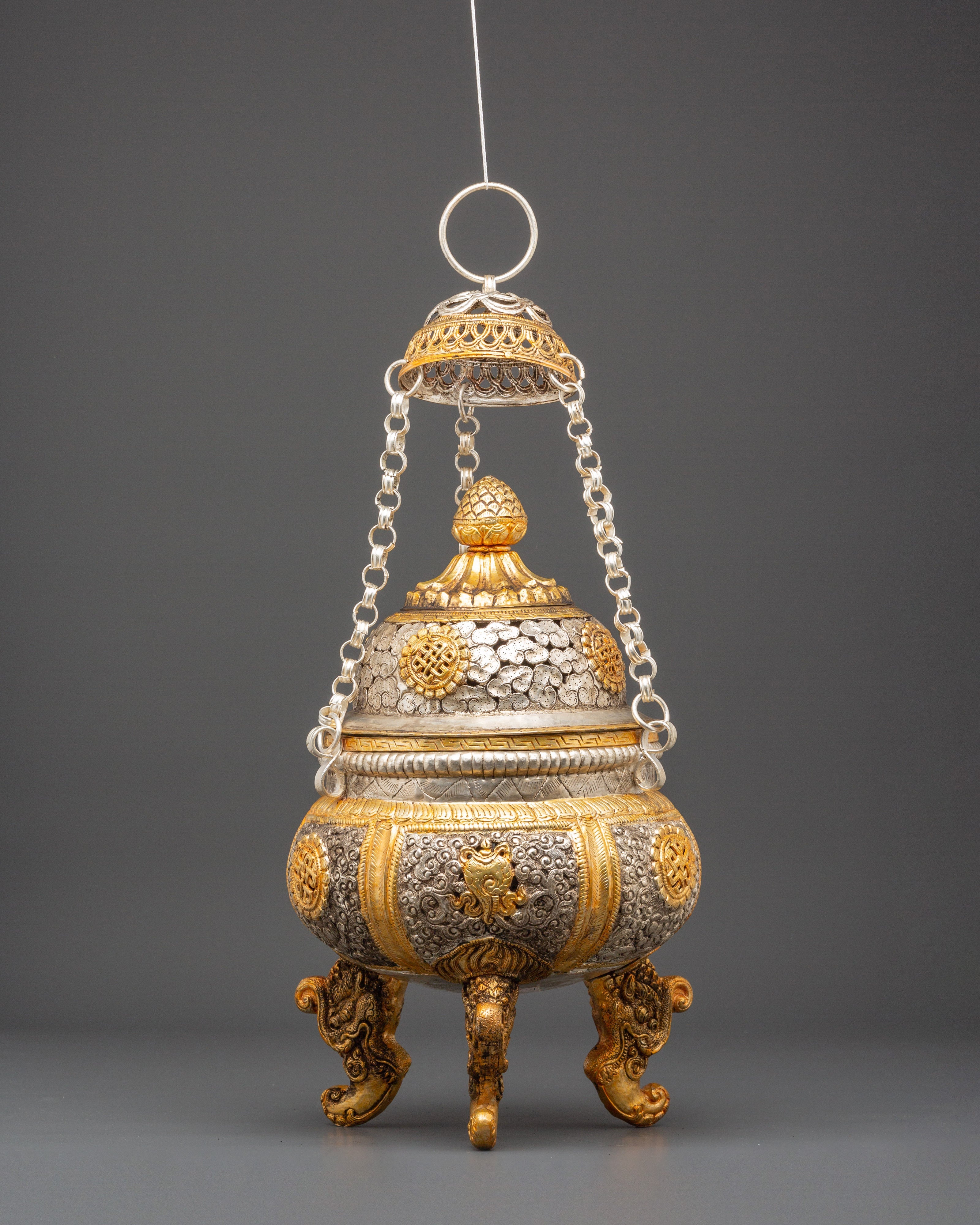 golden-incense-burner-for-religious-ceremonies