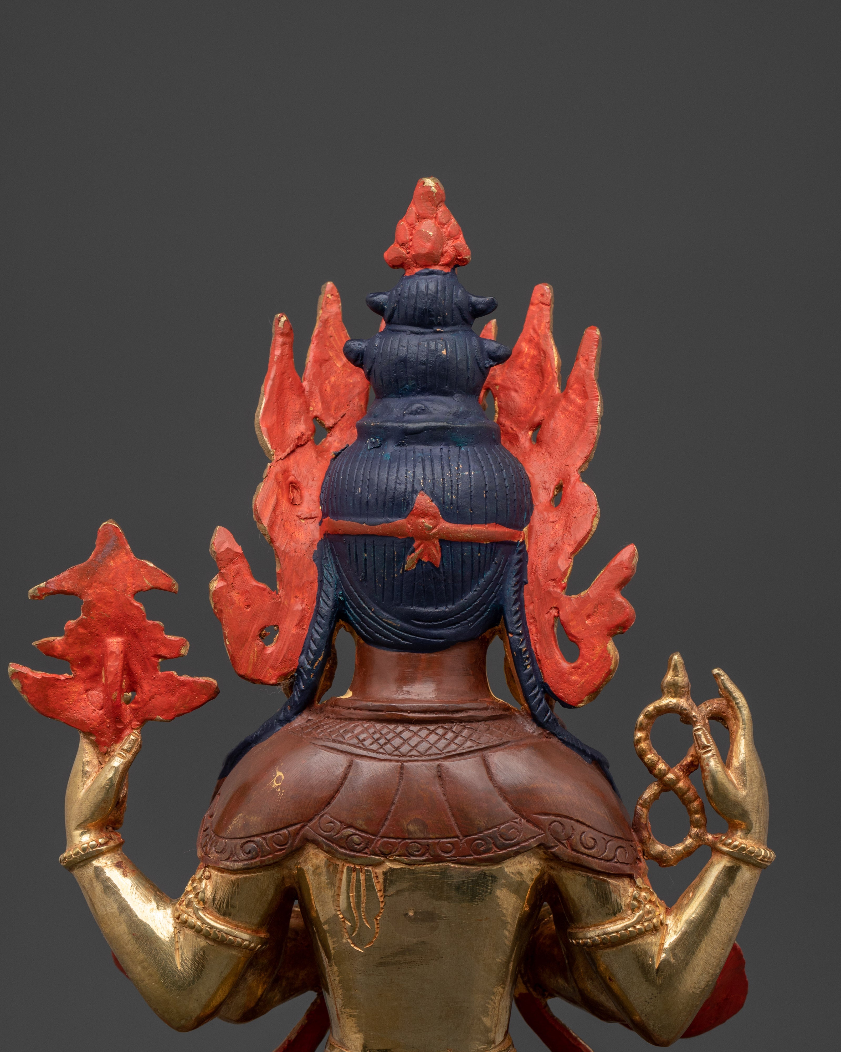 Tibetan Deity Chenrezig Statue | Spiritual Guardian