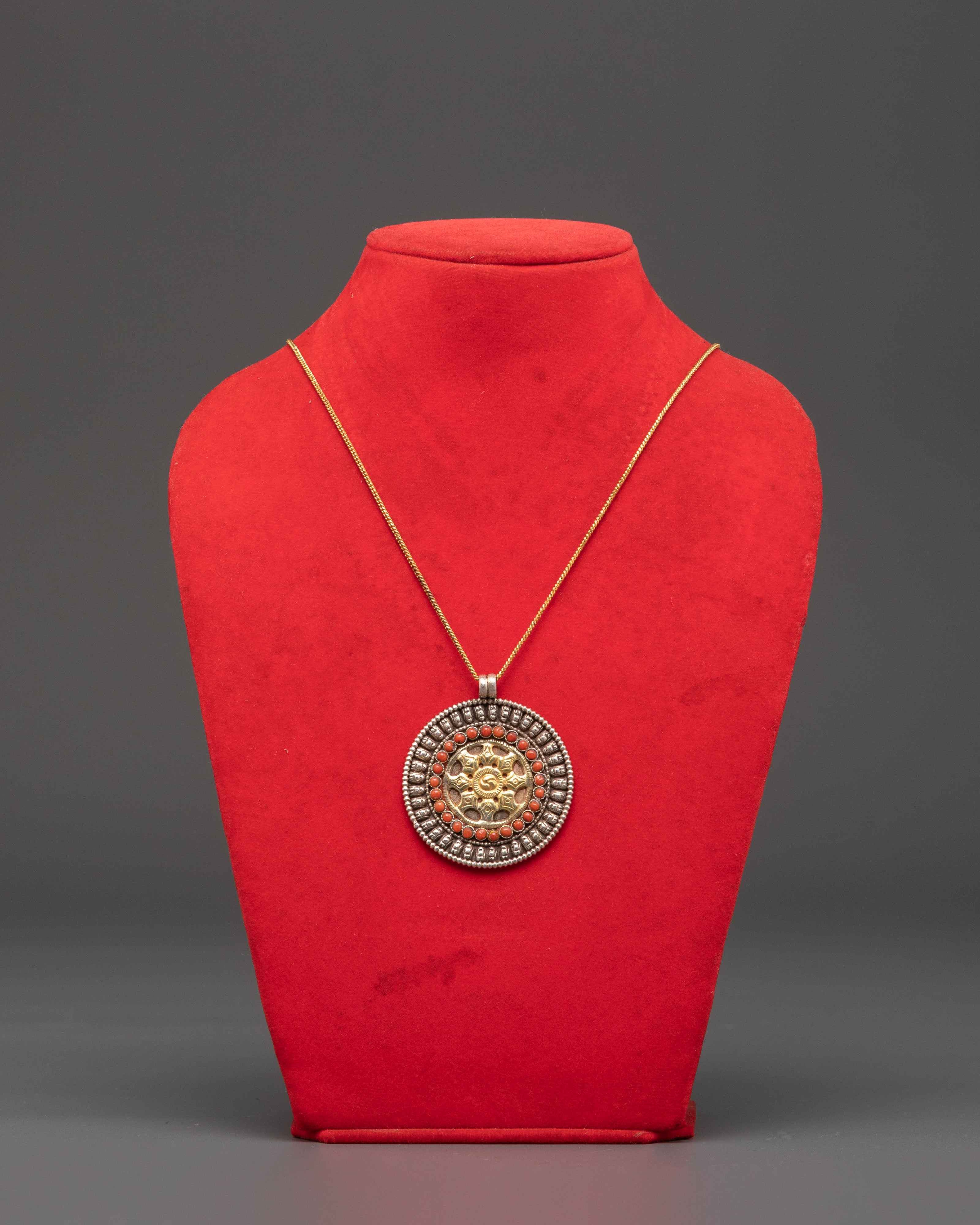 Traditional handcrafted silver pendant