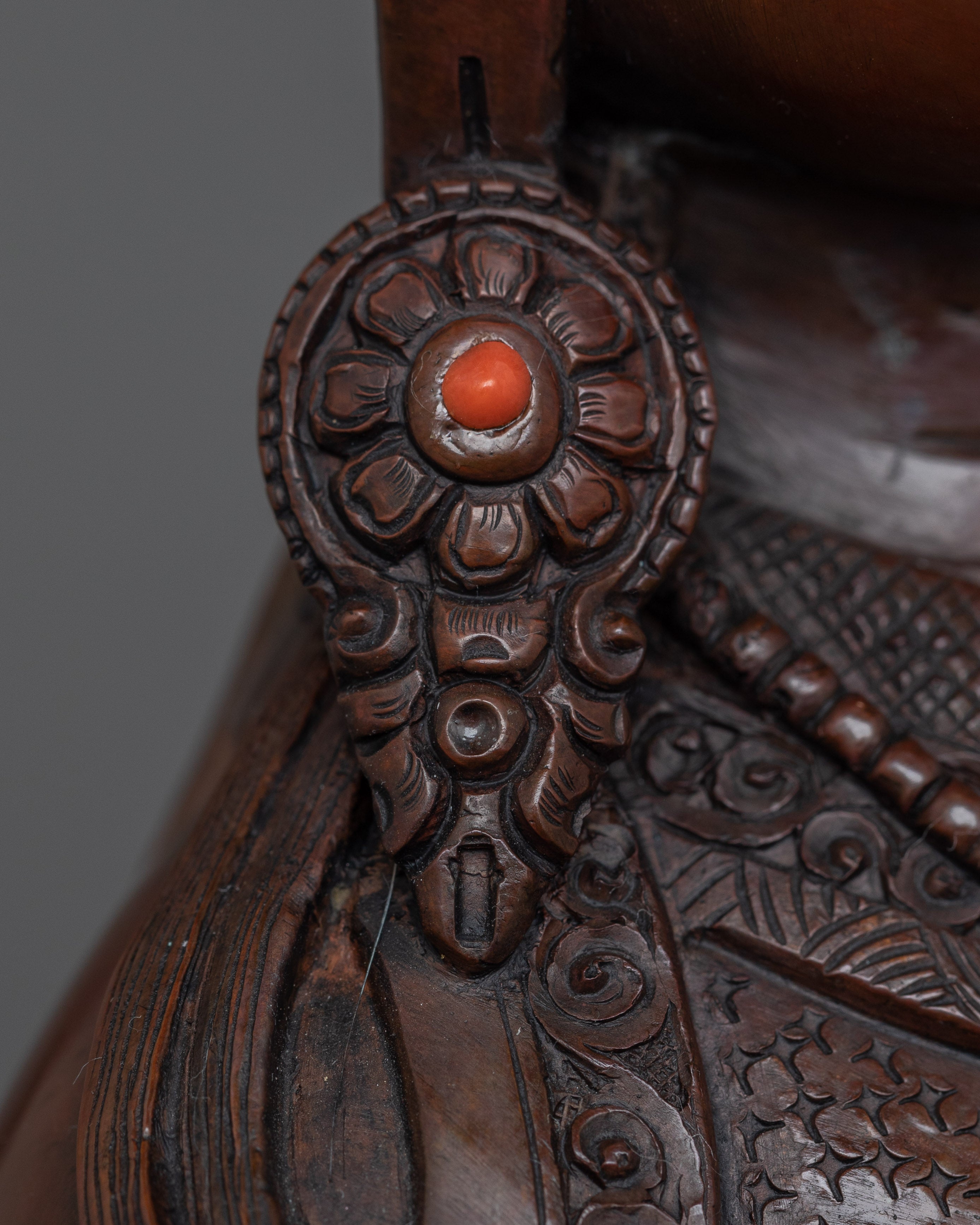 Oxidized Guru Rinpoche Tantric Master Statue | Precious Guru