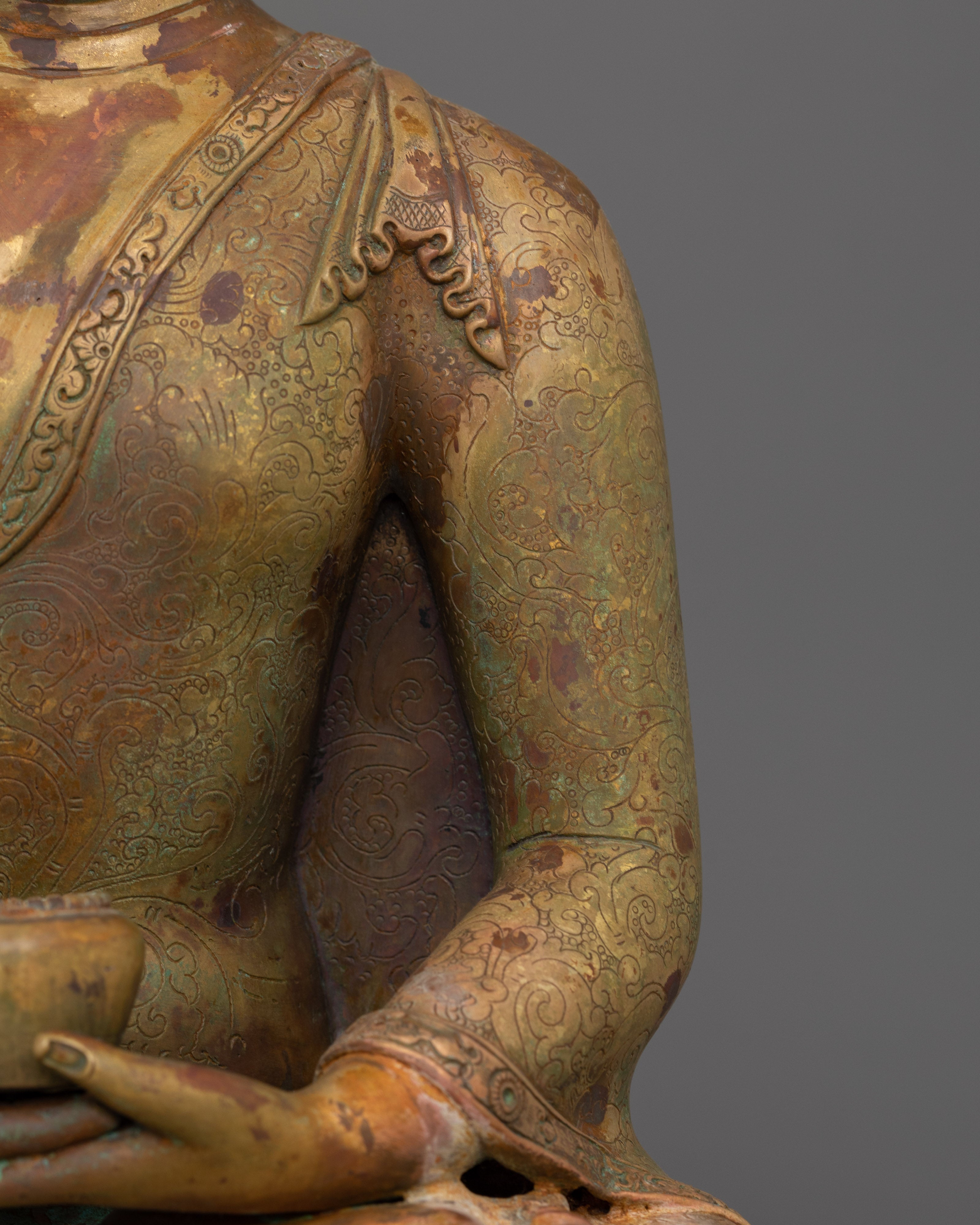 Handmade Statue of Amitabha Buddha Infinite Light | The Buddha of Immeasurable Life