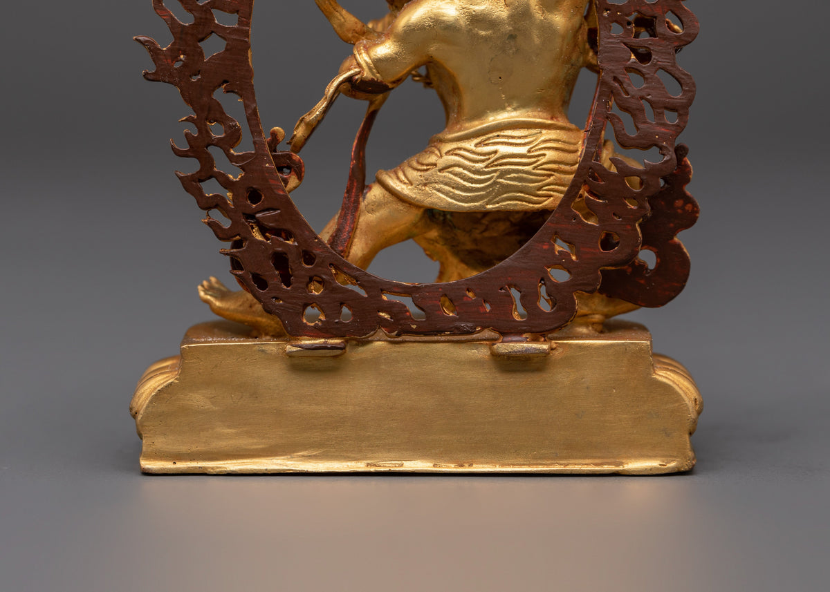 Sacred Vajrapani Sculpture | Tibetan Buddhist Protector Statue
