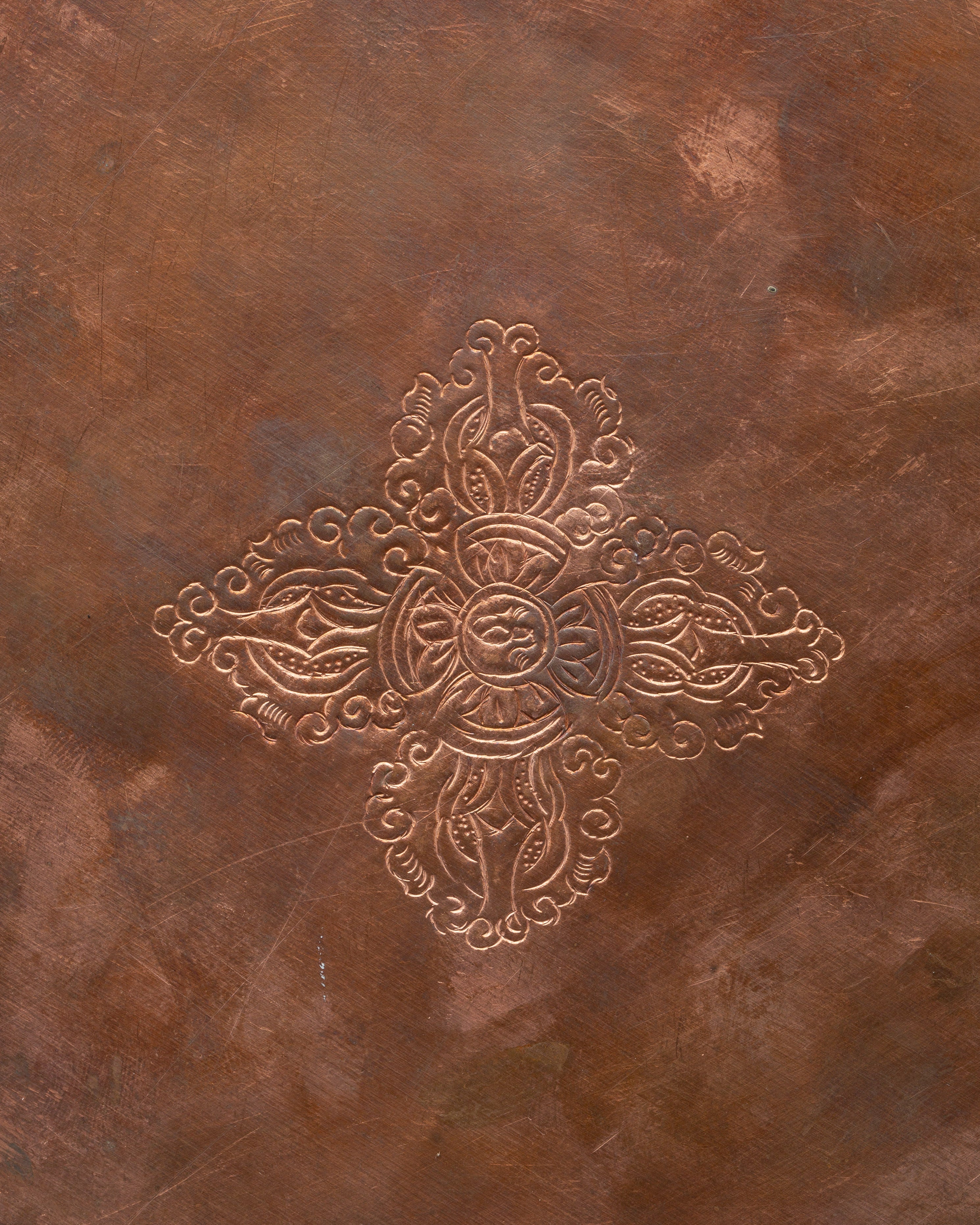 Spiritual Copper Mandala Wall Hanging | Handmade Boho Decor