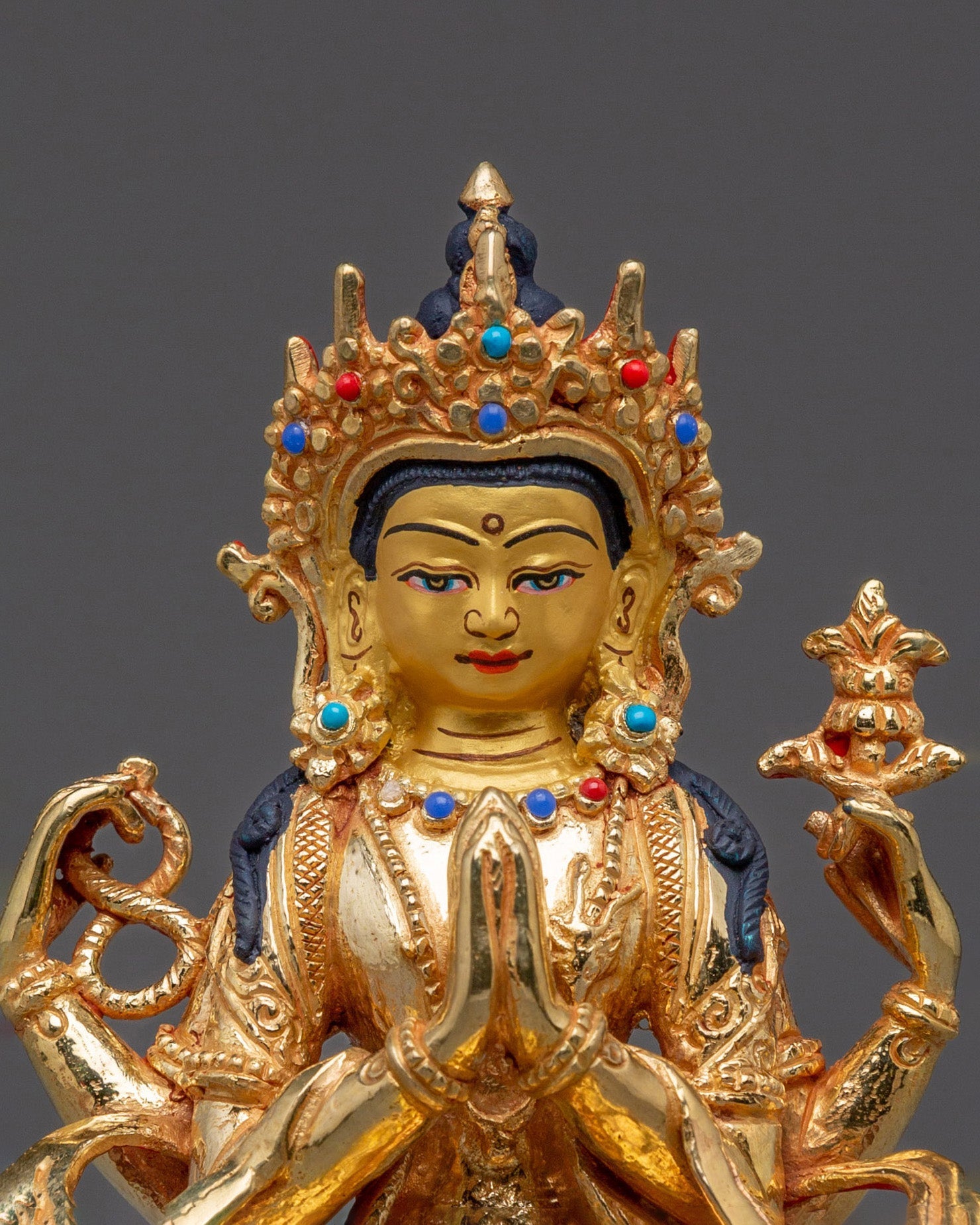 Protective Bodhisattva Chenrezig Statue | The one who looks with unwavering eye