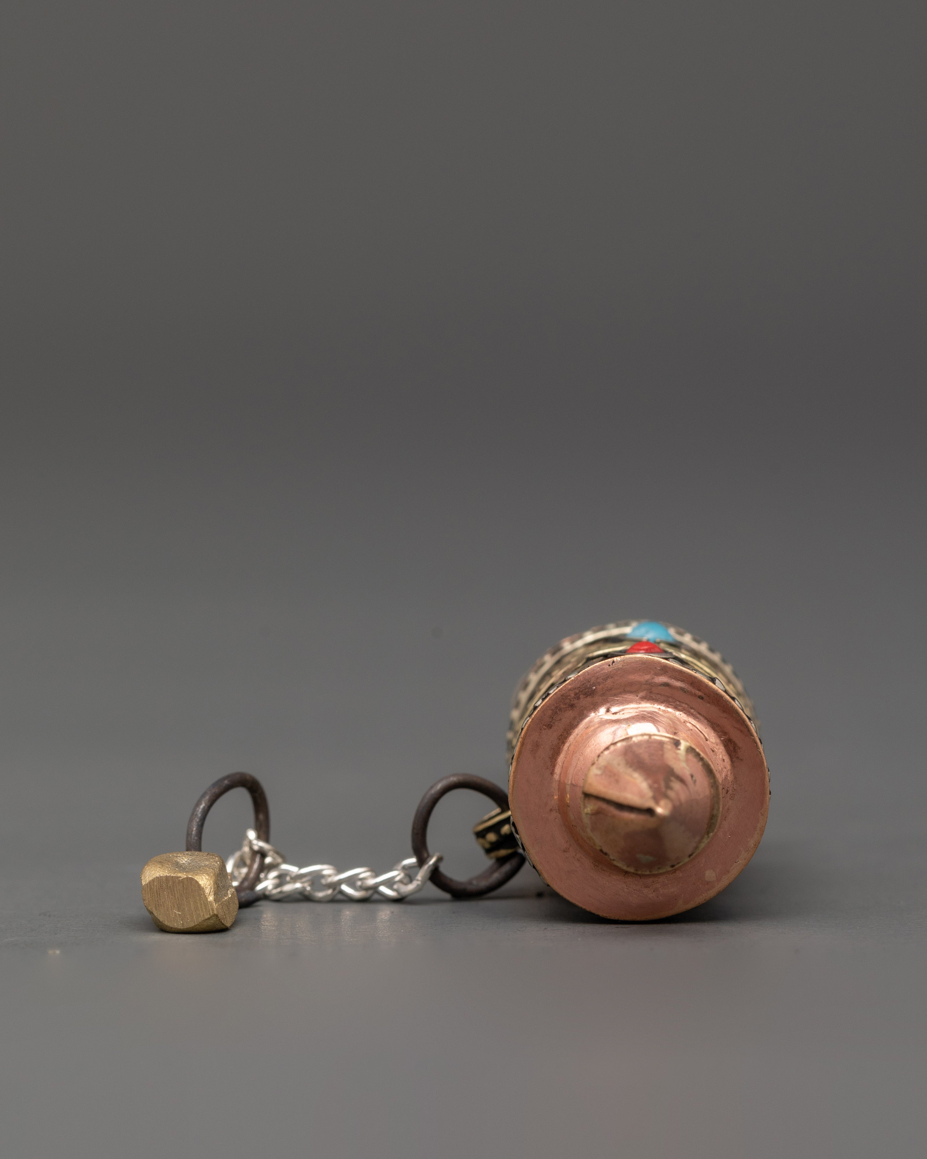 Sacred Tibetan Buddhist Prayer Wheel | Mantra Spinner for Peace and Blessings