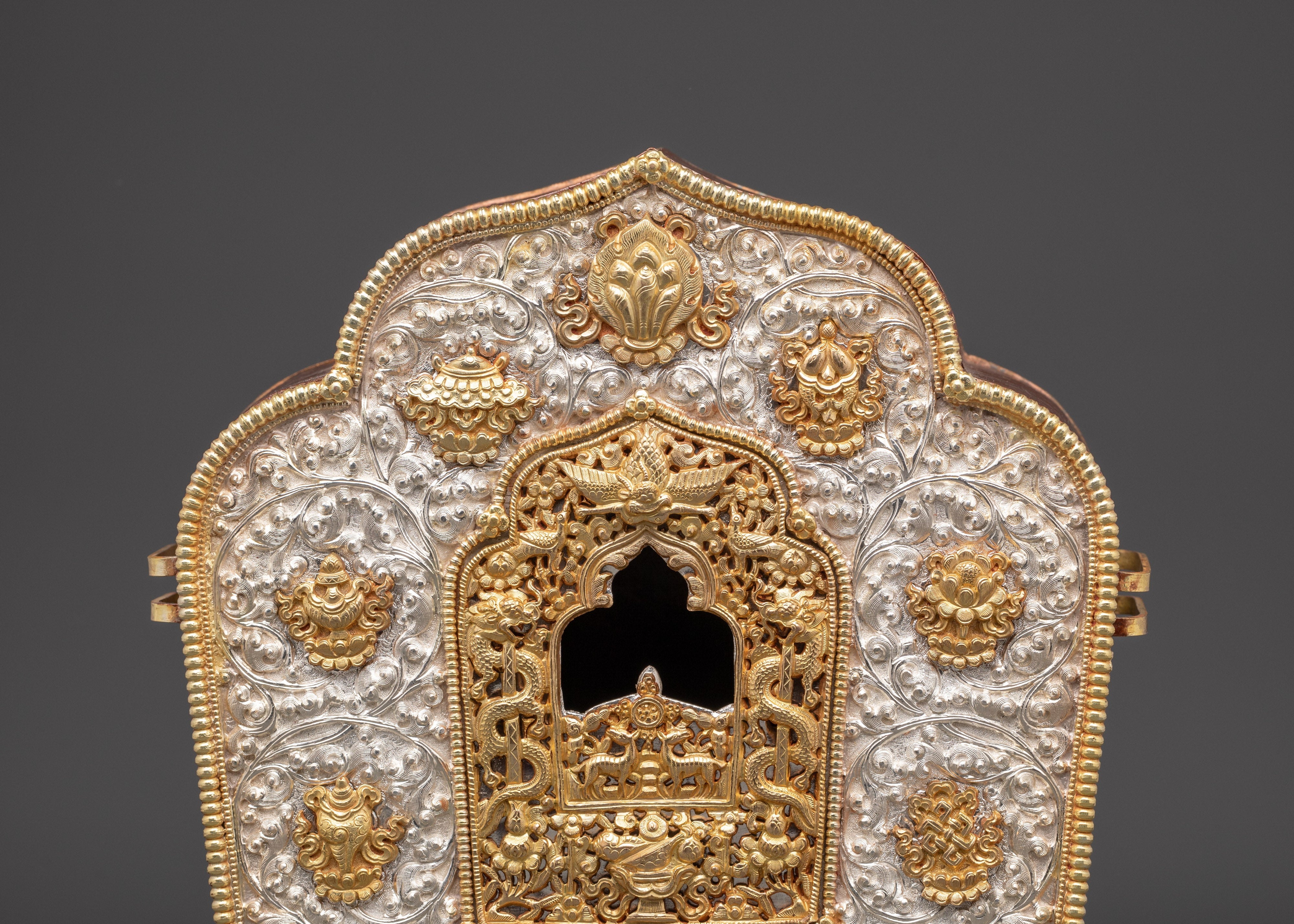 Handmade Dharma Ghau Box | Sacred Tibetan Buddhist Amulet