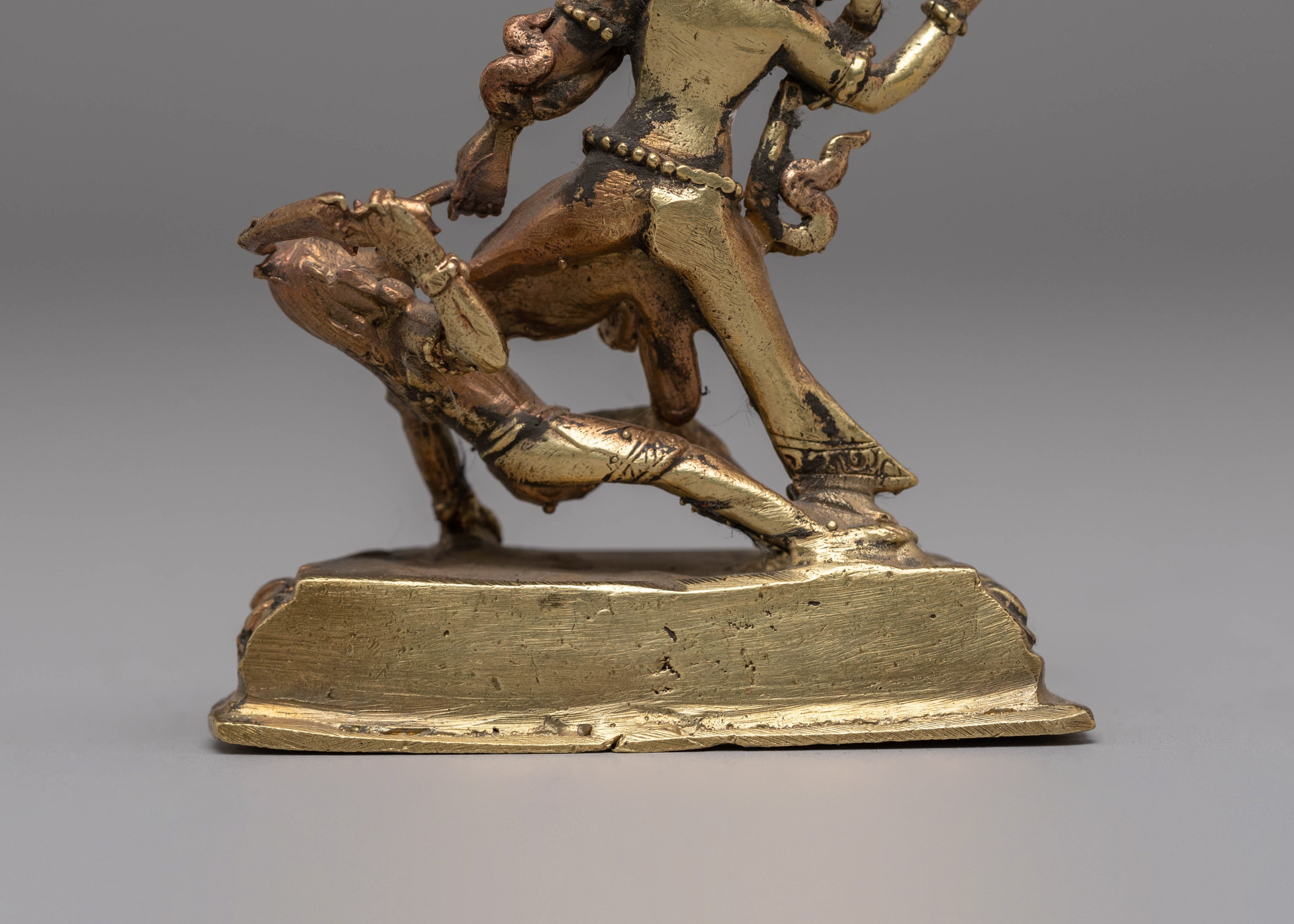 Handmade Copper Body Bhimsen Statue