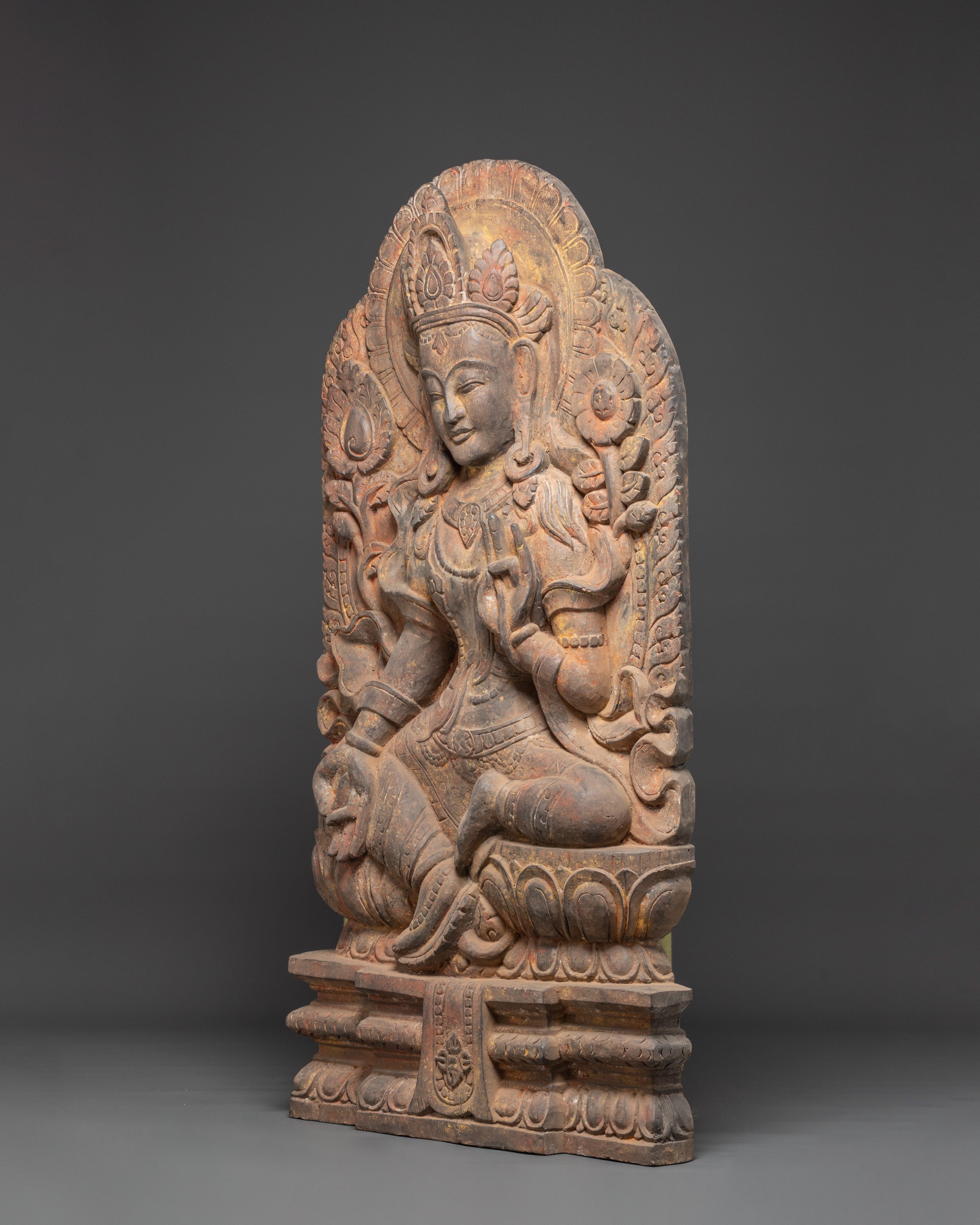 Wooden Shyama Tara Statue | Mother of All Buddhas