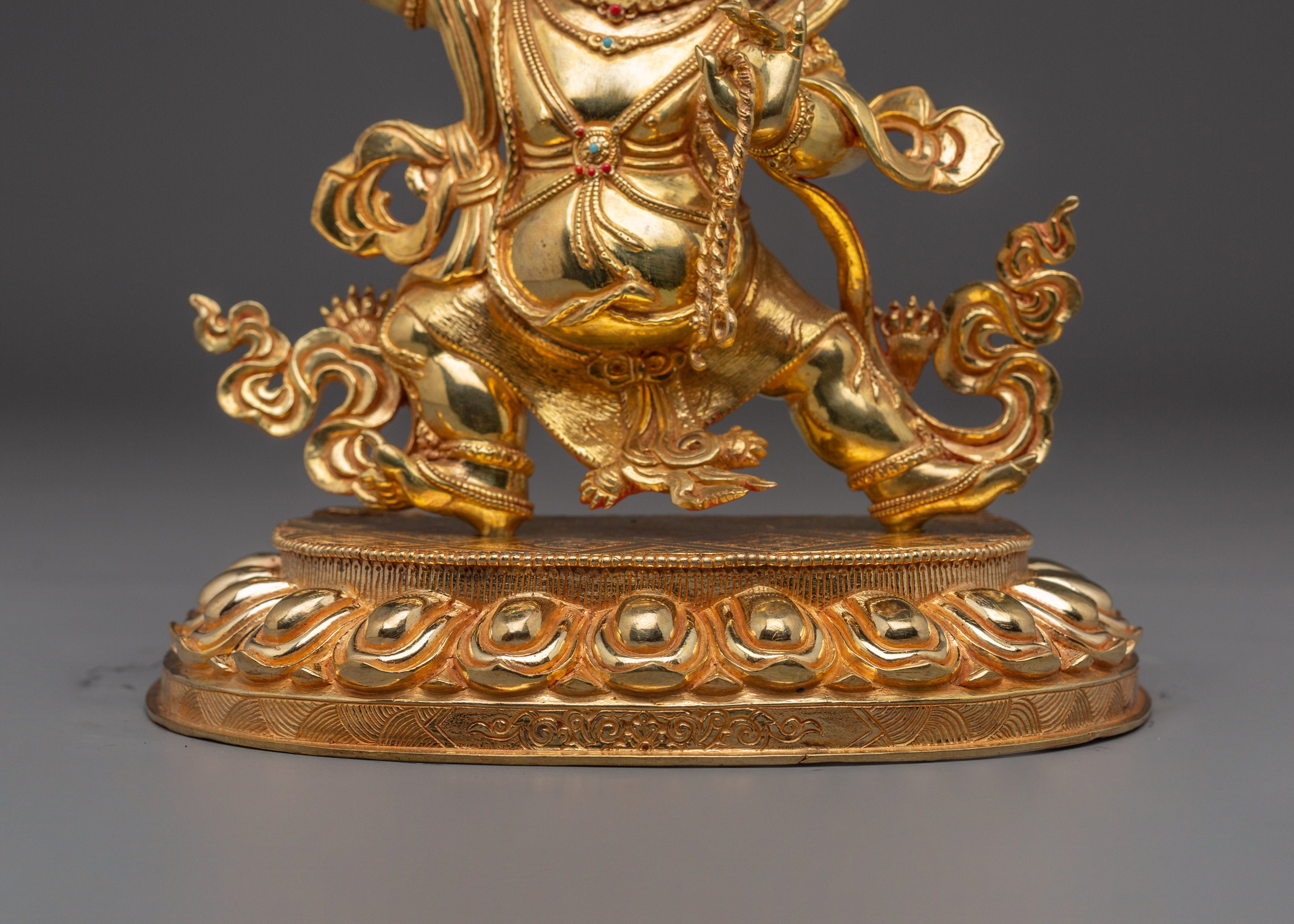 Tibetan Vajrapani Figurine | Protector Deity Statue