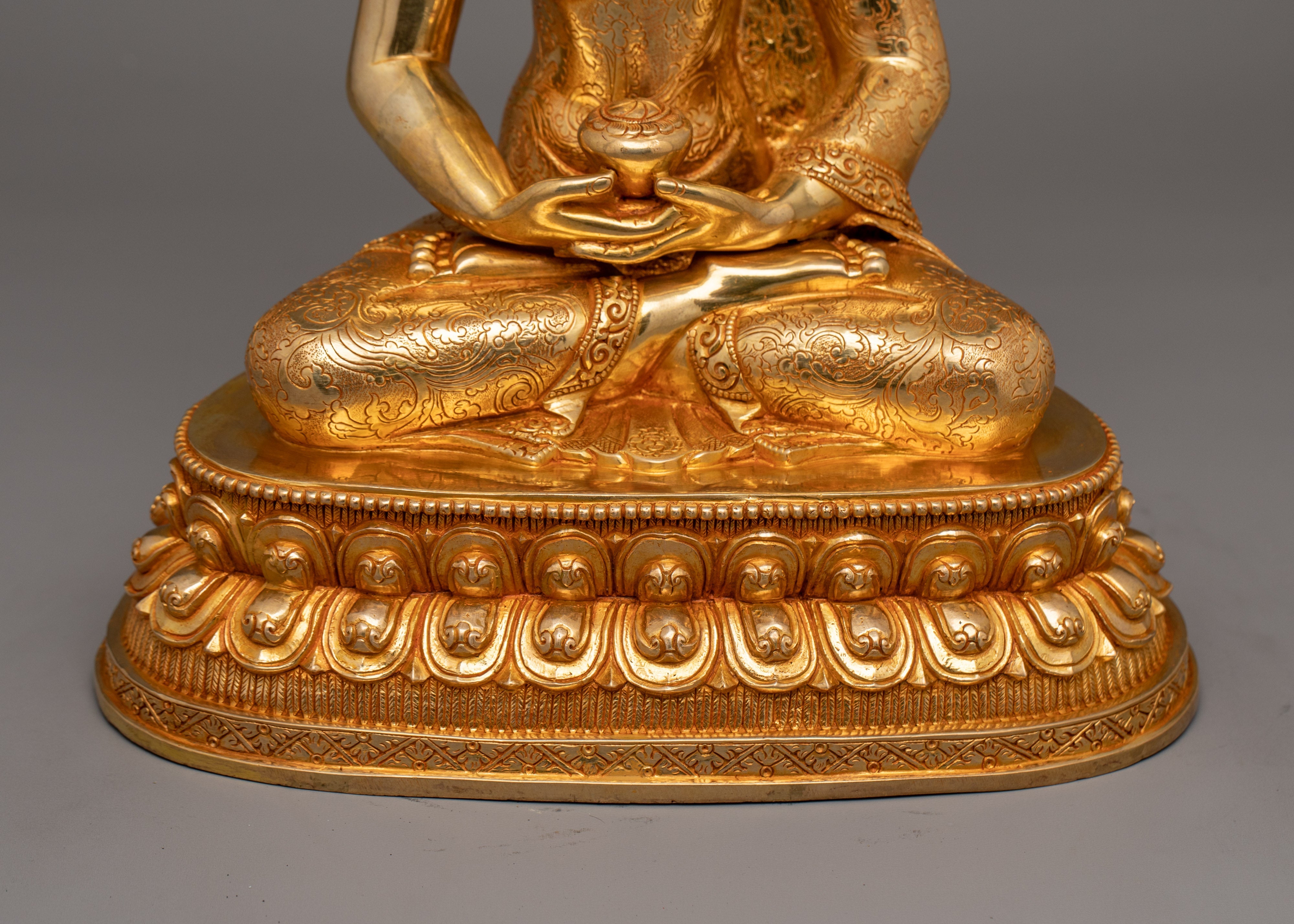 Sacred Amitabha Infinite Light Buddha Statue | Guide to the Pure Land