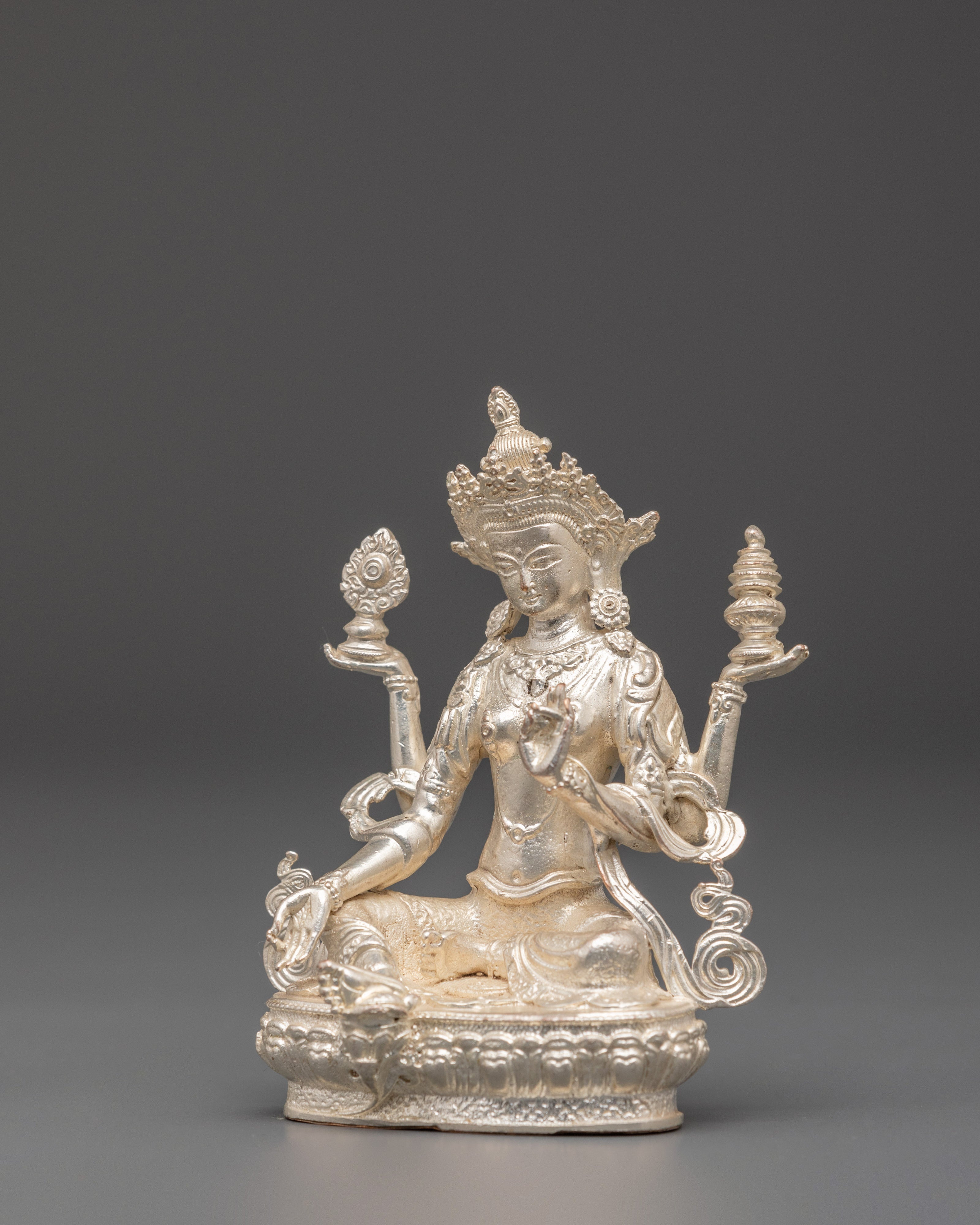 Sacred Wealth Goddess Laxmi Mata Statue | Prosperity & Abundance Idol