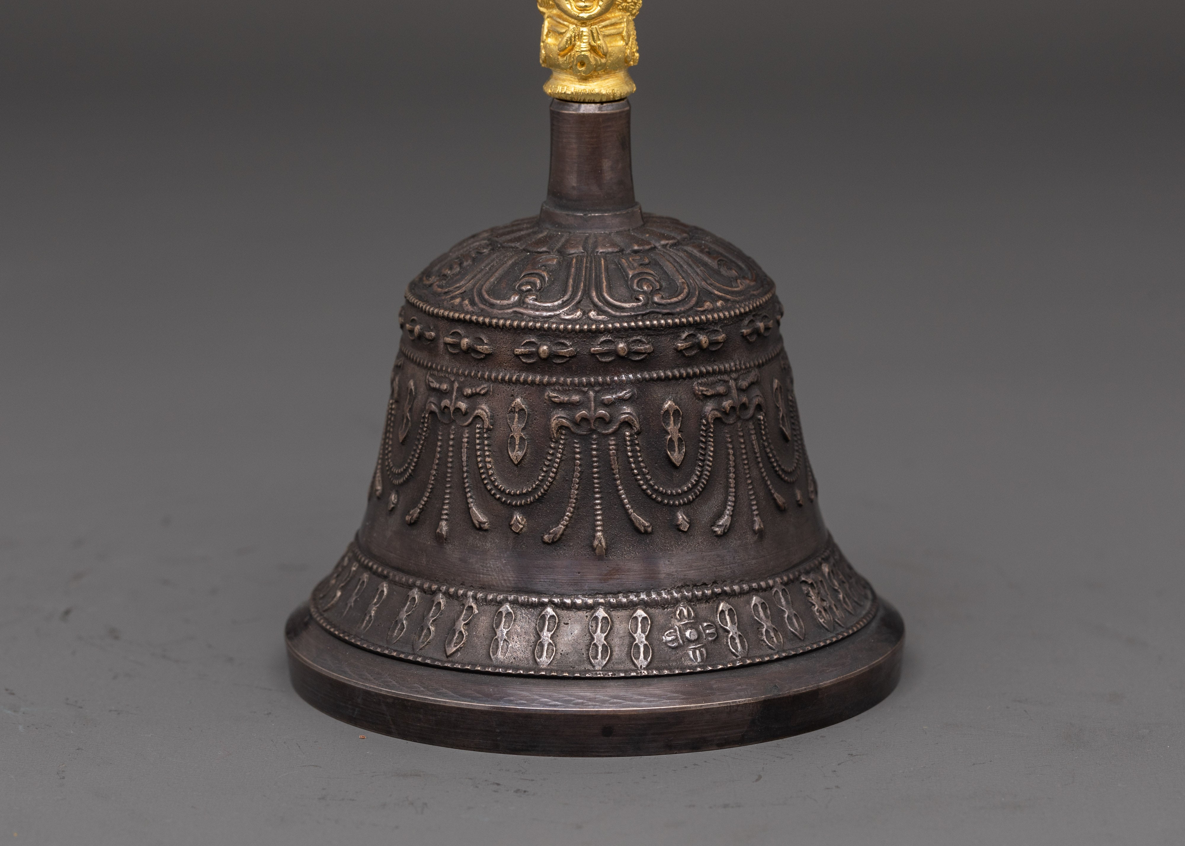 Sacred Meditation Bell and Vajra Set | Traditional Buddhist Ritual Instrument