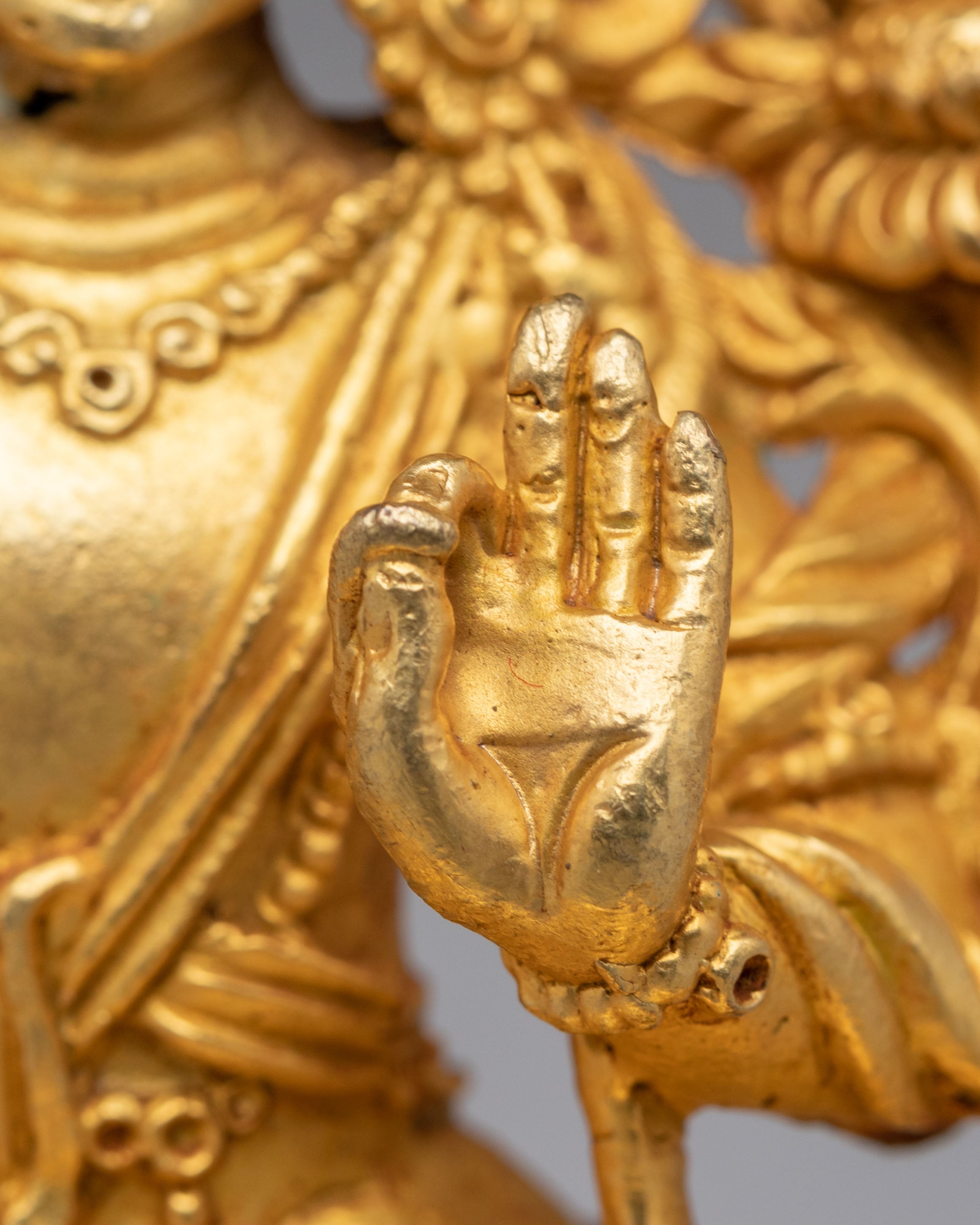 Himalayan Buddhist Wisdom Deity Statue | Manjushri Decor