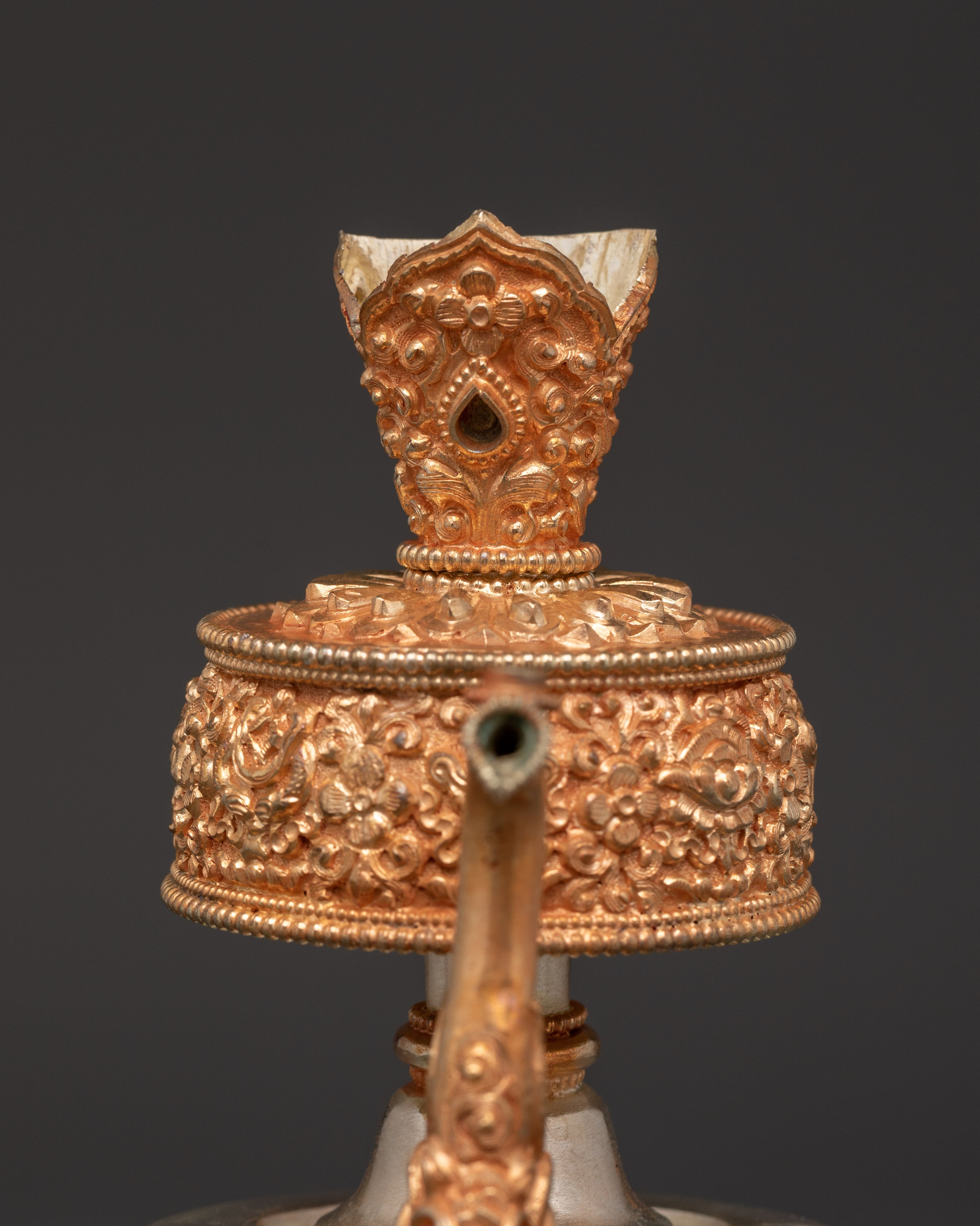 Handcrafted Bhumpa Ritual Vase | Buddhist Ritual Offering Vessel