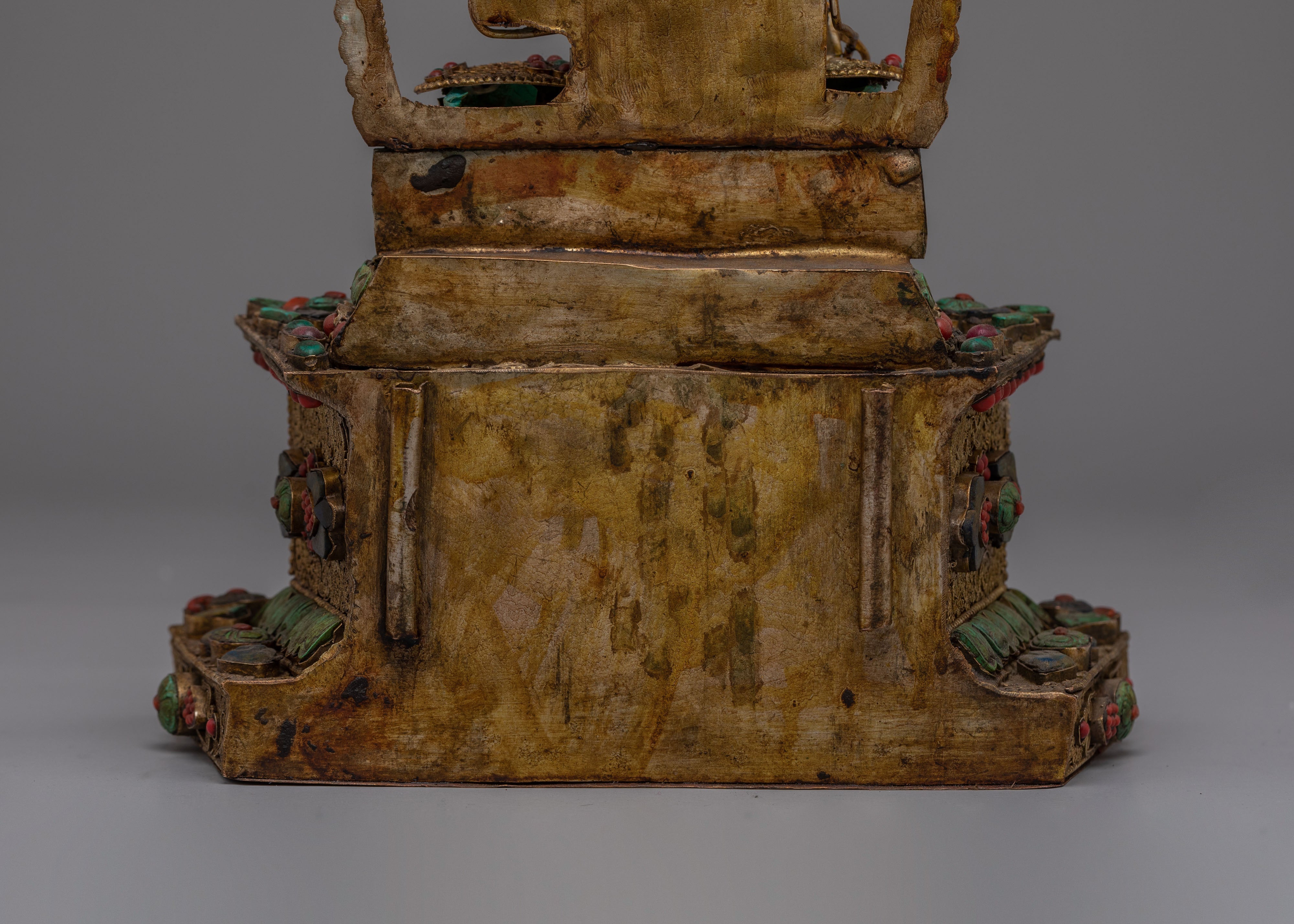 Handcrafted Green Tara Statue for Decor | Tibetan Buddhist Deity