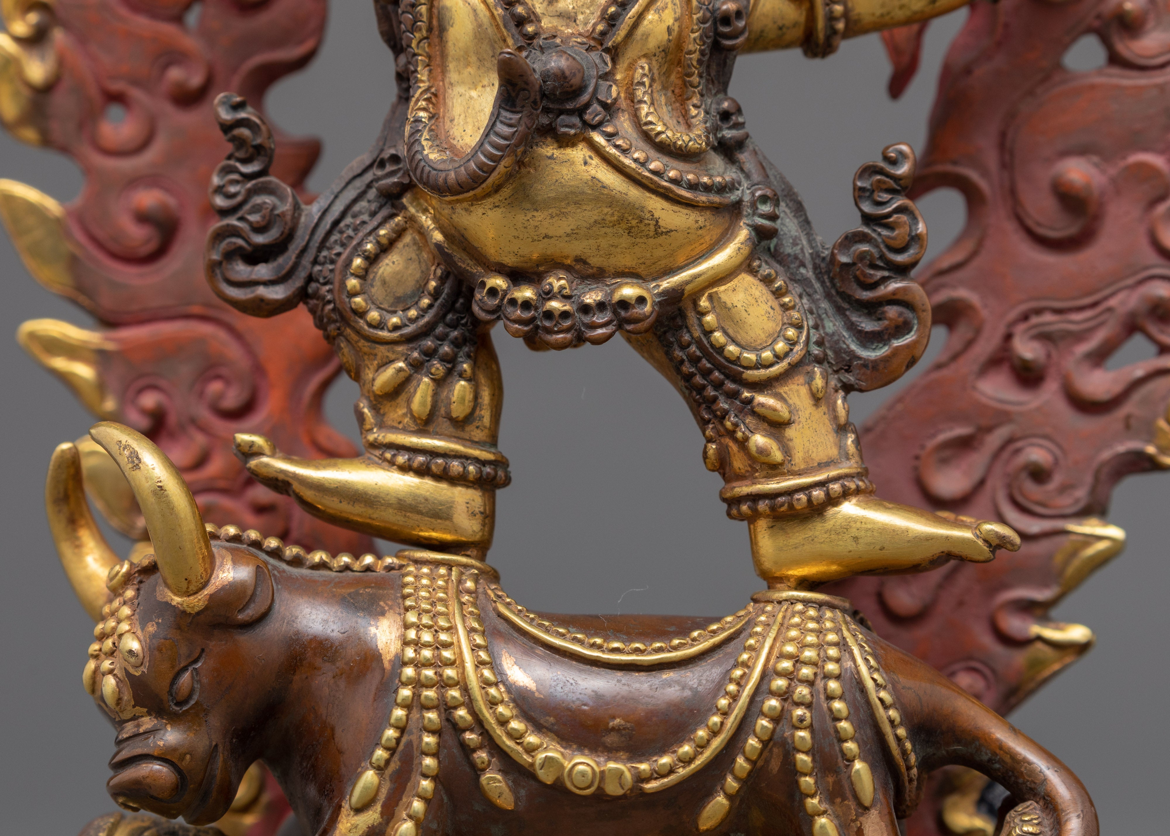 20 Years Old Yama Dharmaraja Buddha Figurine | Mini Statues