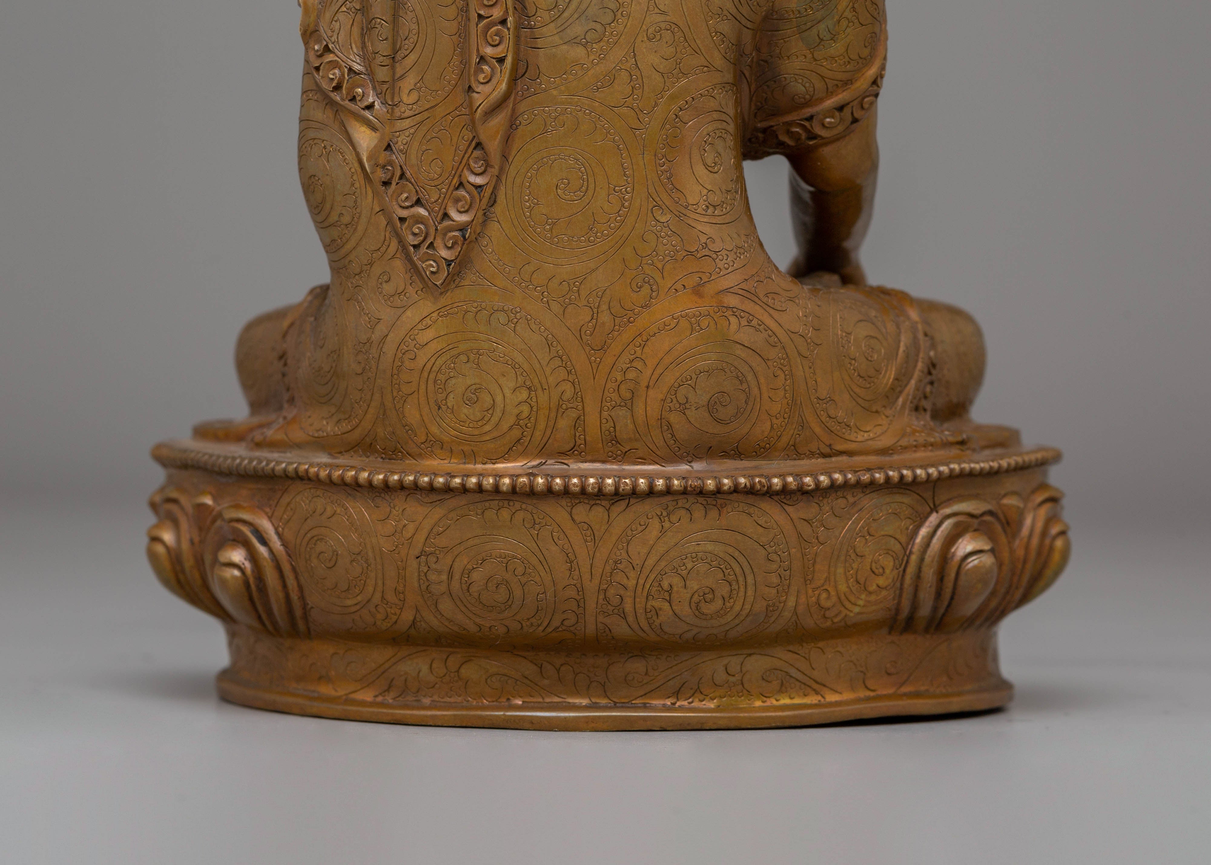 Dharma Teacher Shakyamuni Statue | Spiritual Buddha Sculpture