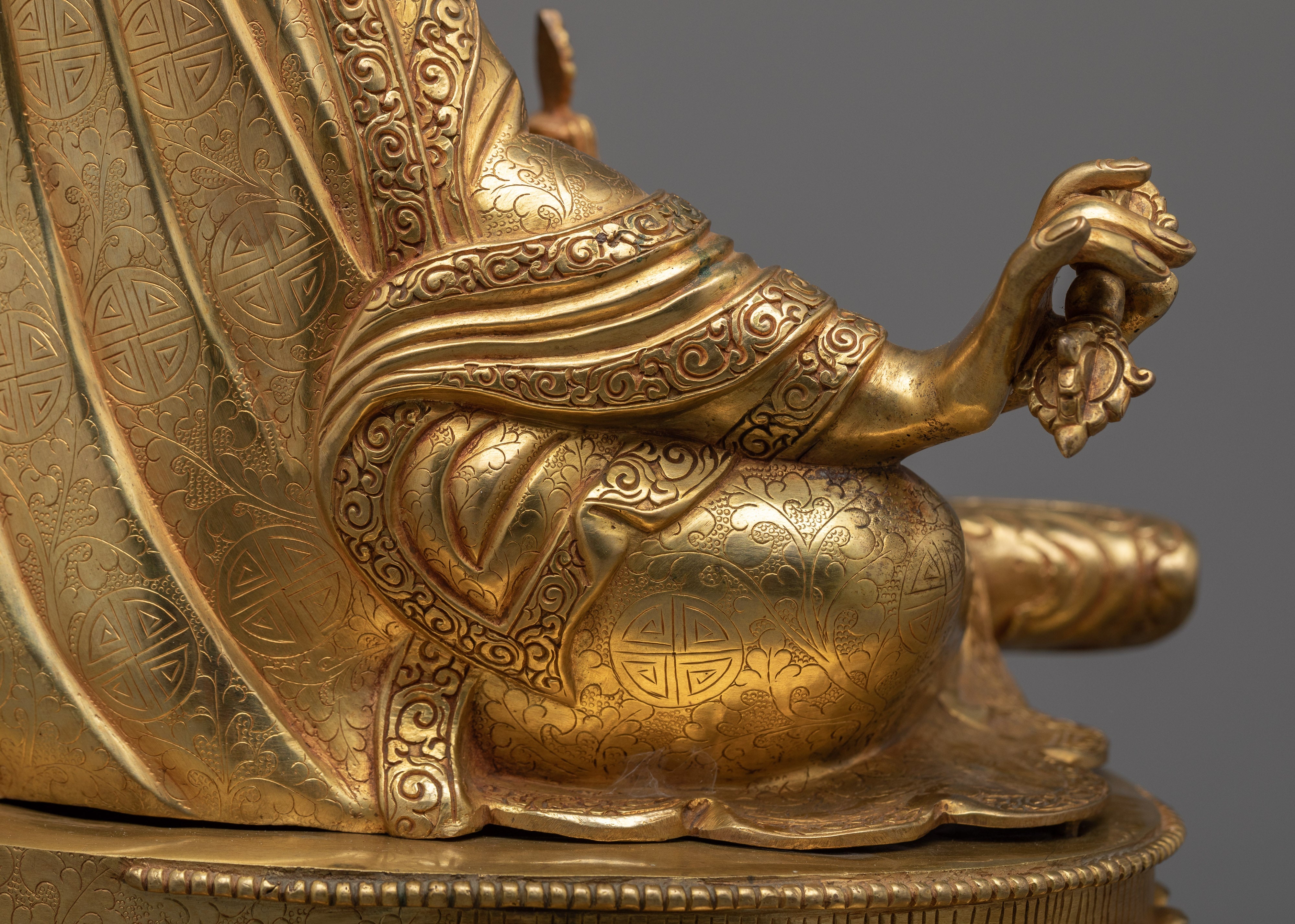 Guru Rinpoche 20 Inch Statue | Handmade in Traditional Nepali Art