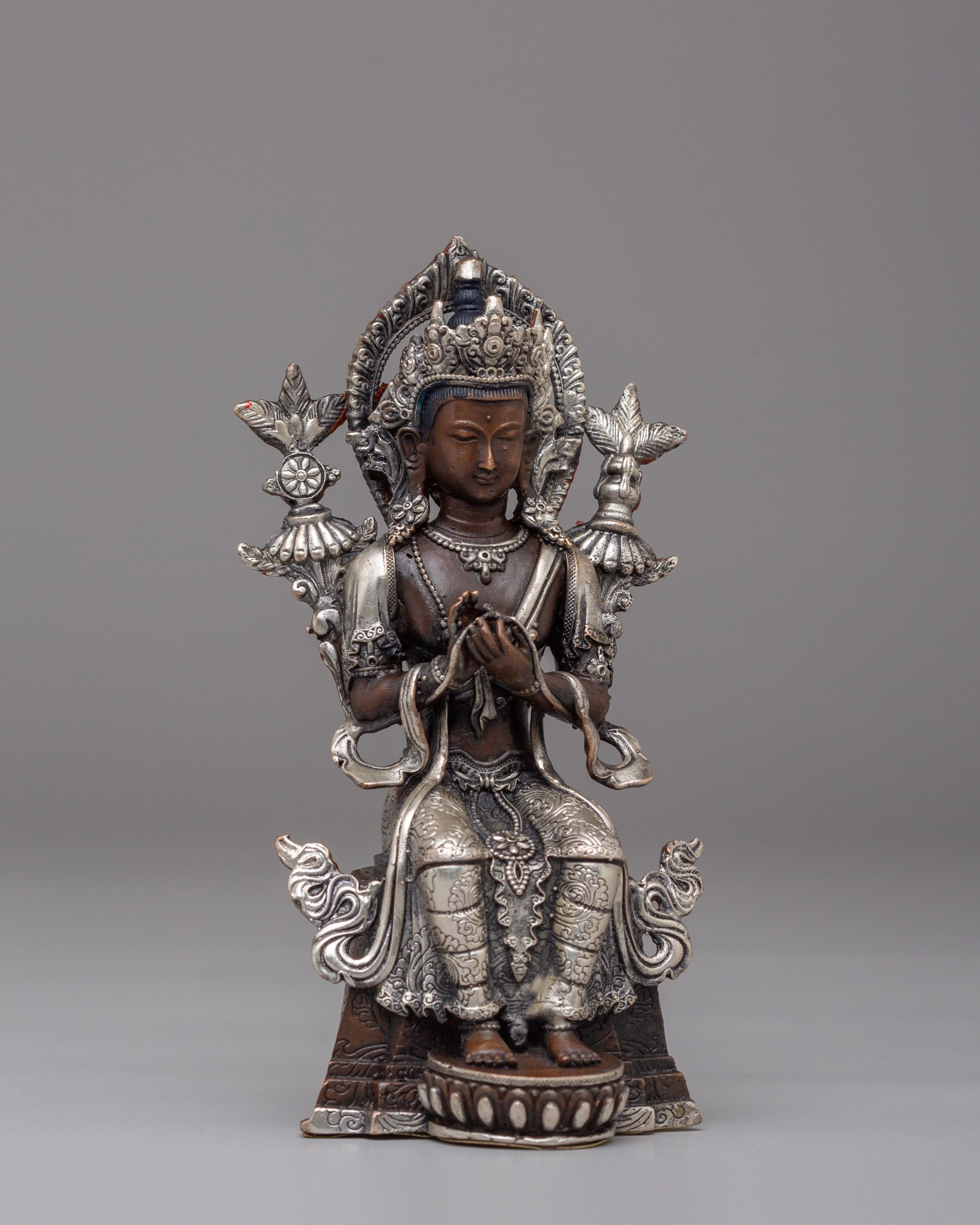 Handcrafted Maitreya Buddha Buddhist Statue | Spiritual Decor
