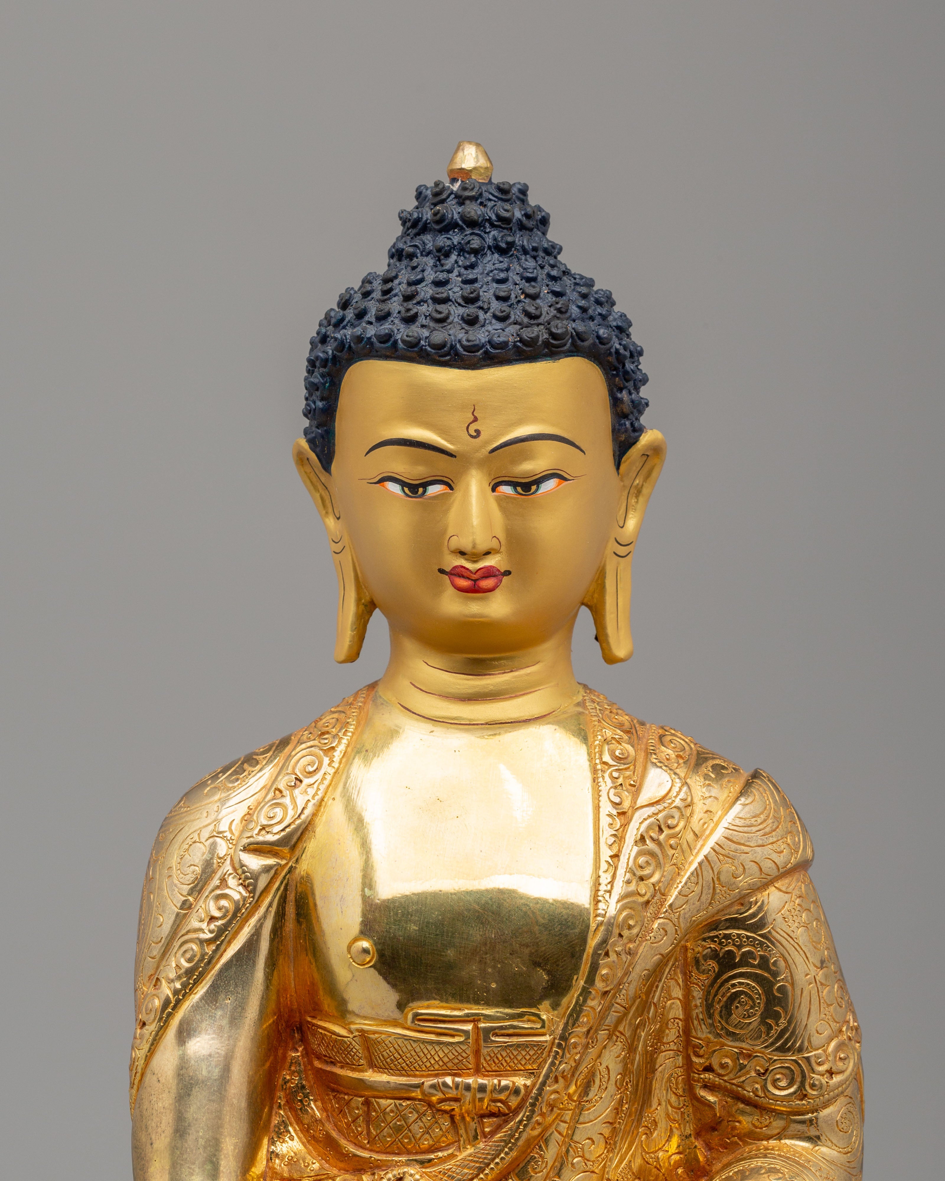 Shakyamuni Buddha Bhumisparsha Statue | Peaceful Shakyamuni Buddha