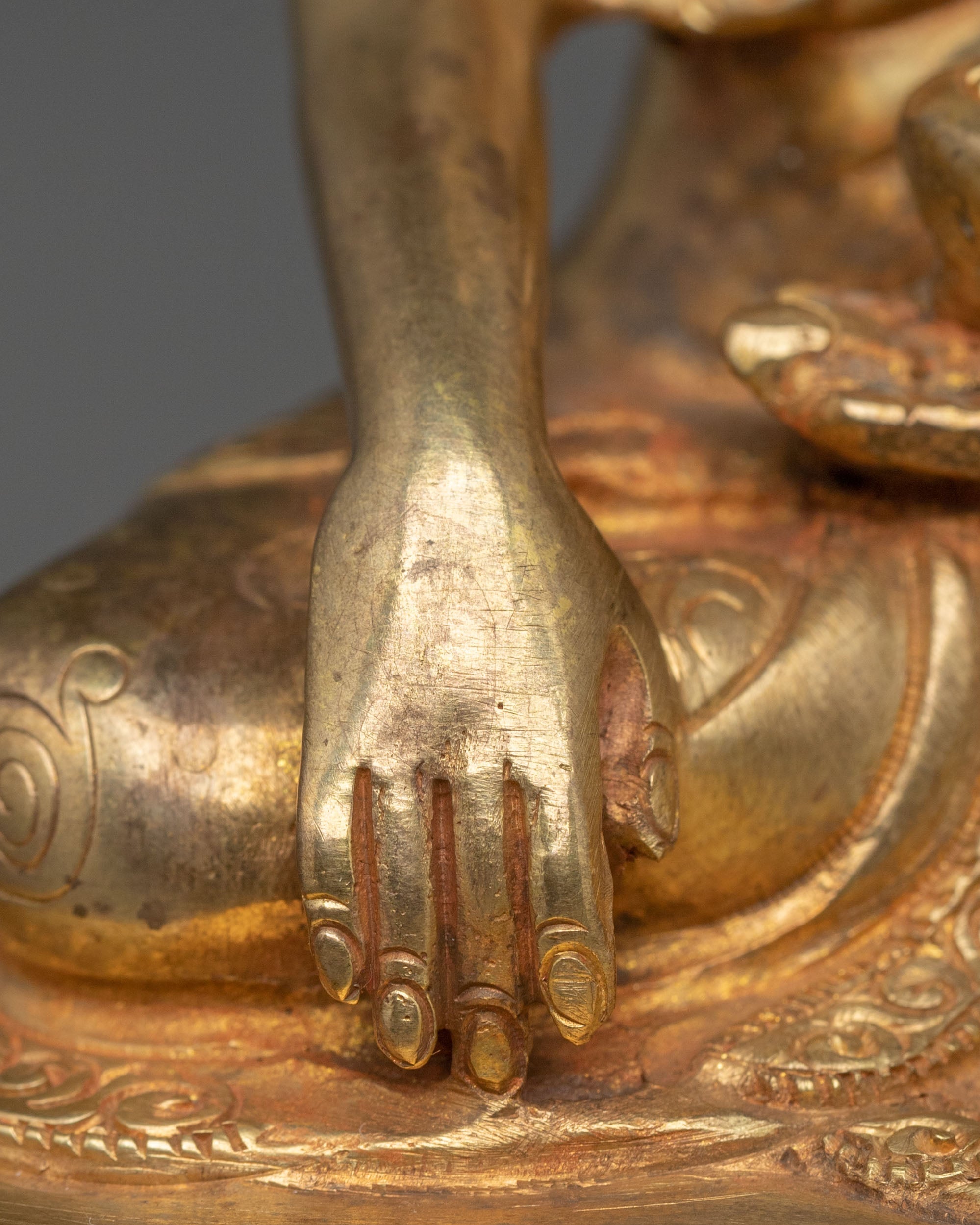 Traditional Handmade Shakyamuni Buddha Sculpture | Spiritual Home Decor