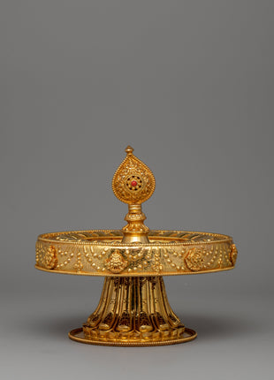 Mandala Set for Buddhist Rituals | Handcrafted Offering Tools for Prayer and Meditation