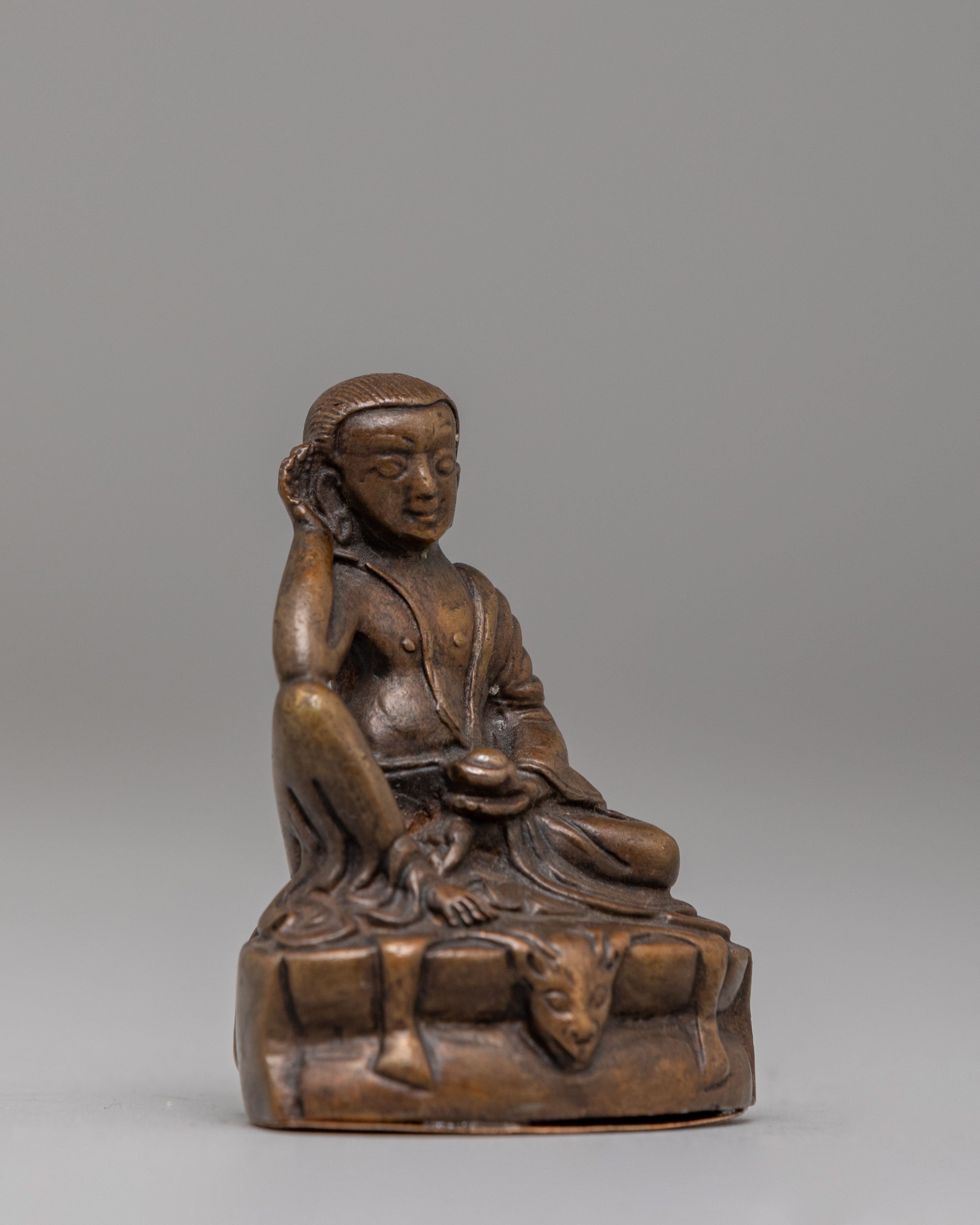 Machine-Made Milarepa Statue | Tibetan Buddhist Sculpture