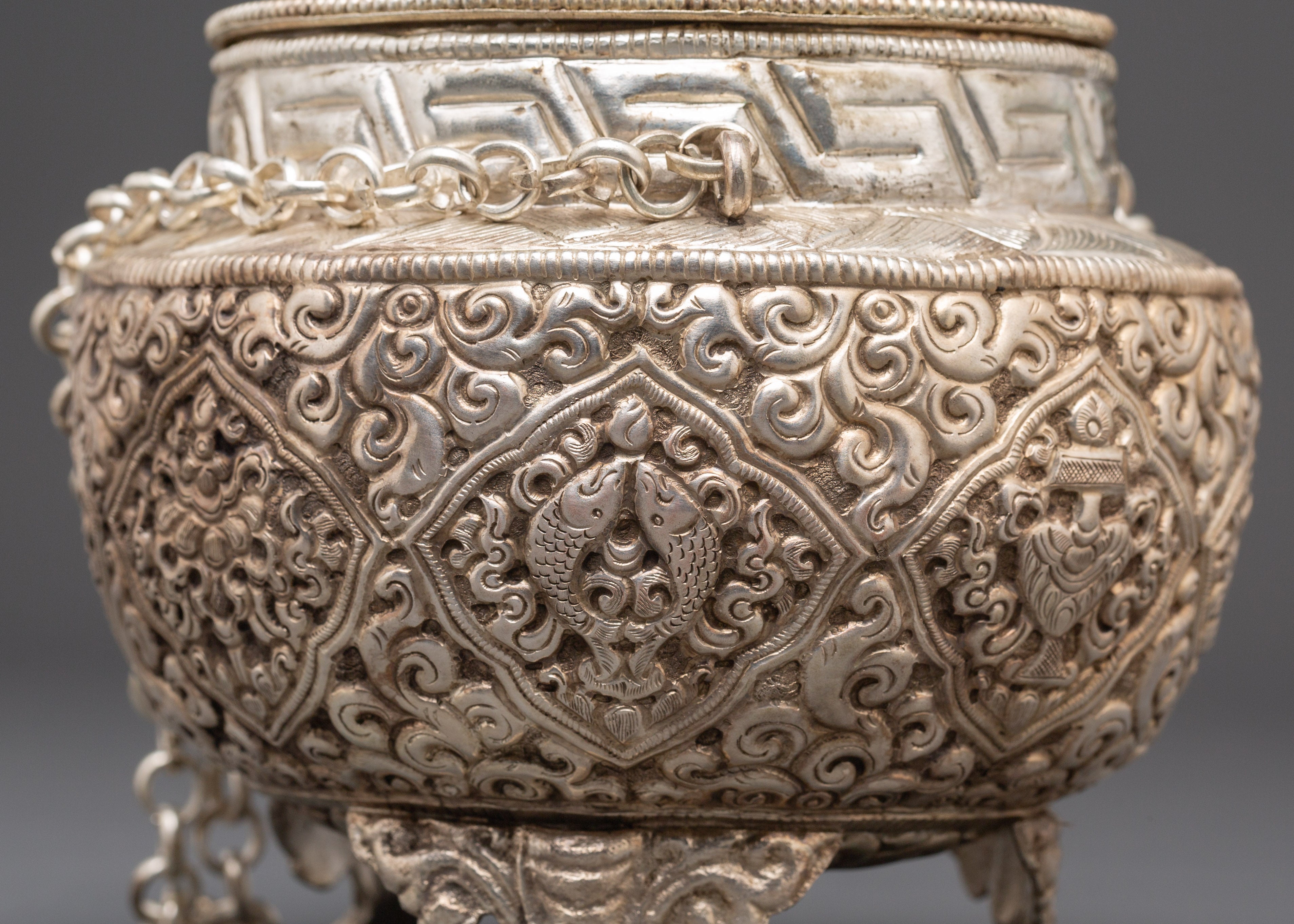Copper Silver Plated-Incense Burner for Mindfulness & Rituals