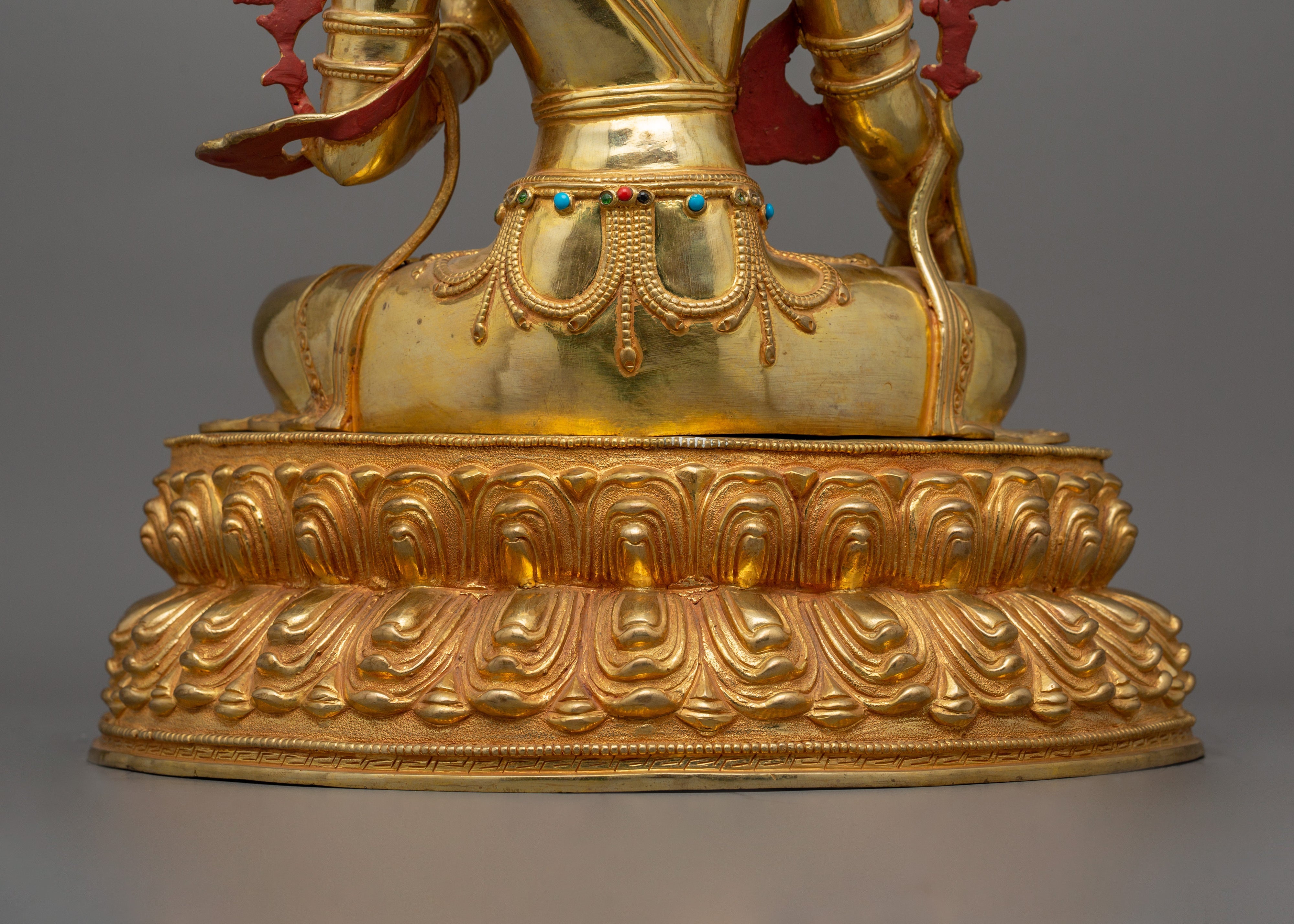 Tibetan Statue of White Tara Compassion Deity | Handcrafted Sita Tara
