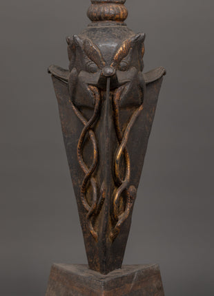 Sacred Iron Phurba Dagger | Vajra Ritual Tool