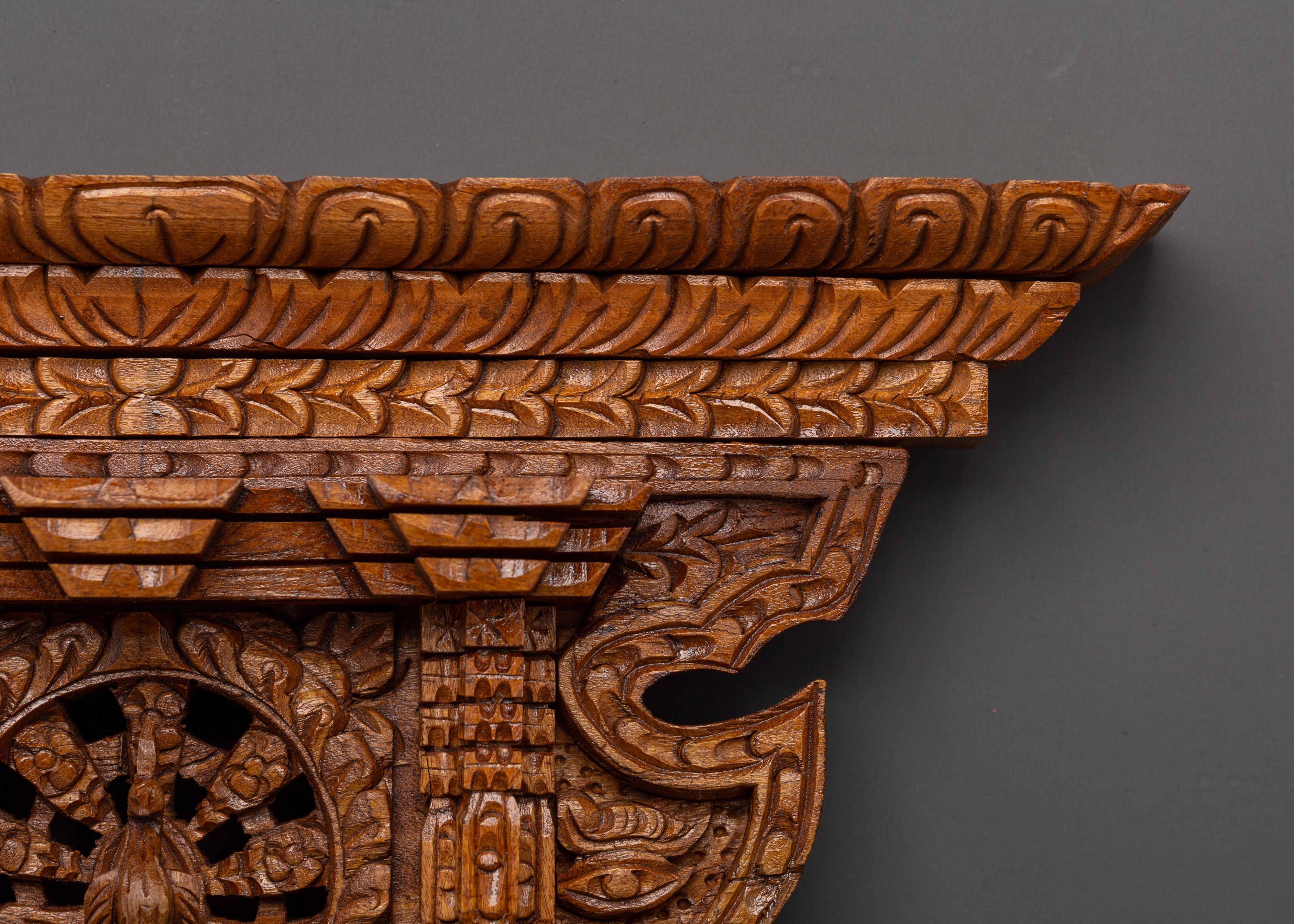 Hand-Carved Peacock Wall Hanging | Unique Wooden Art Piece