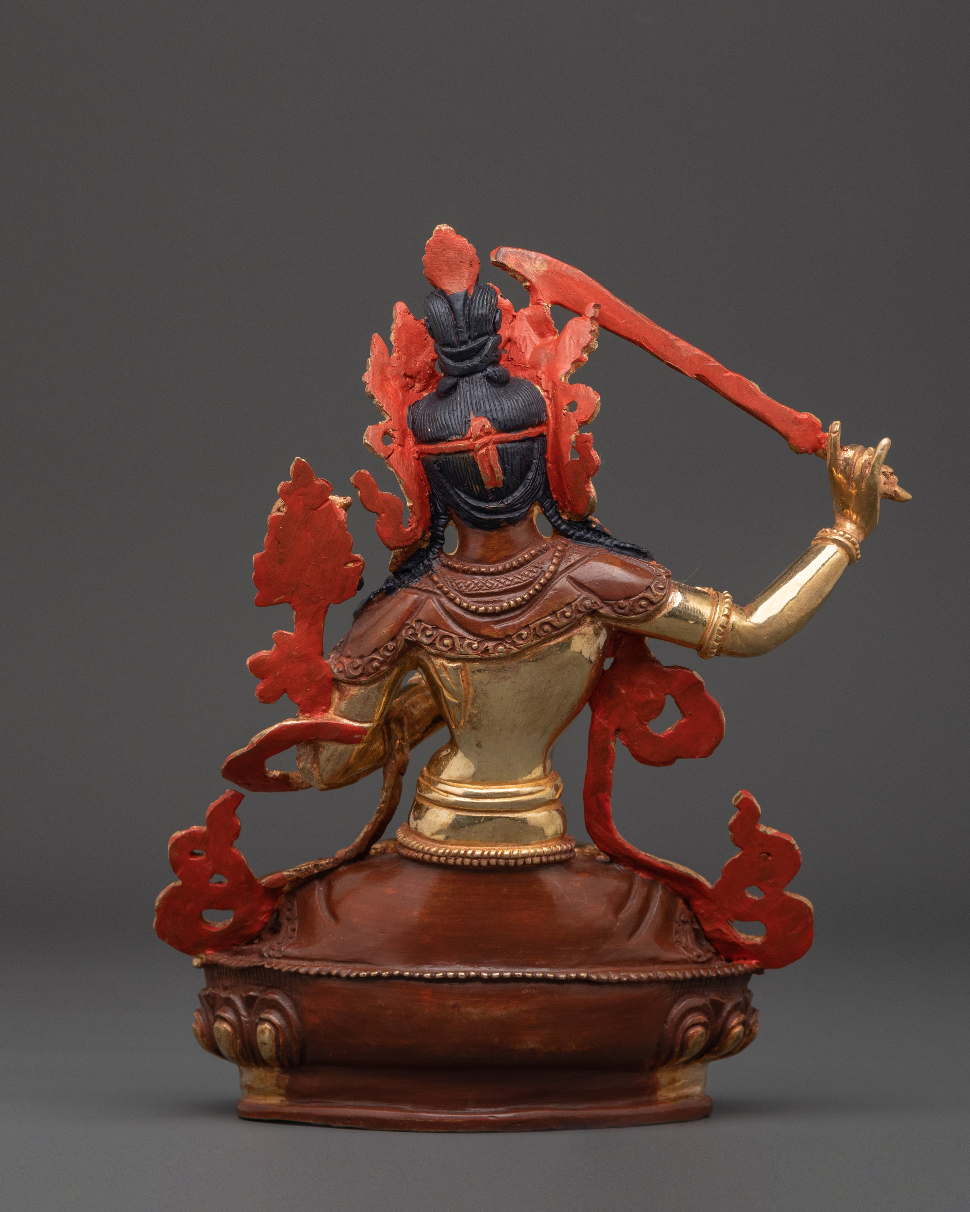 Manjushri Wisdom Buddha Statue | Ideal for Wisdom and Meditation Spaces