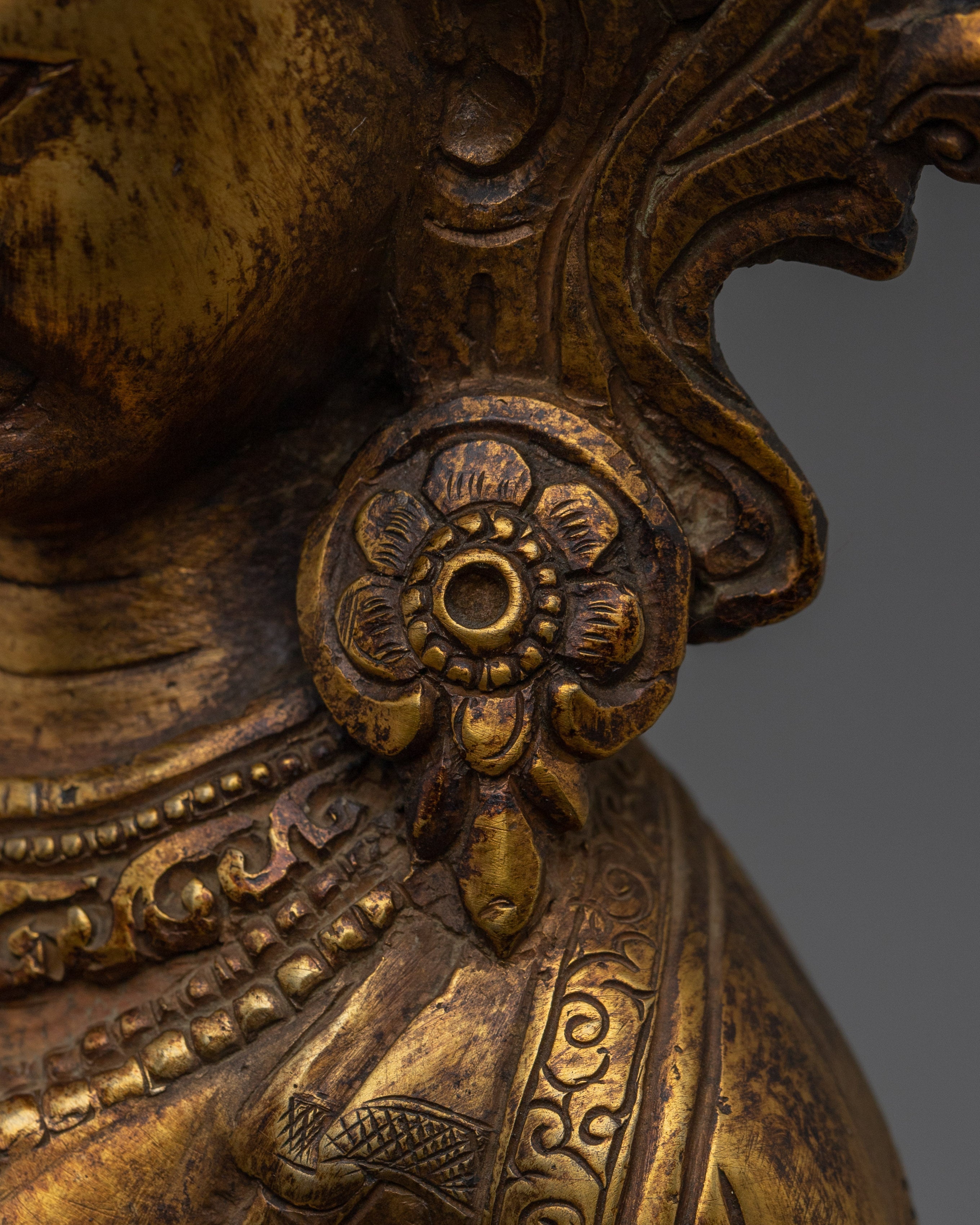 Statue of Tara | Copper Tara Sculpture.