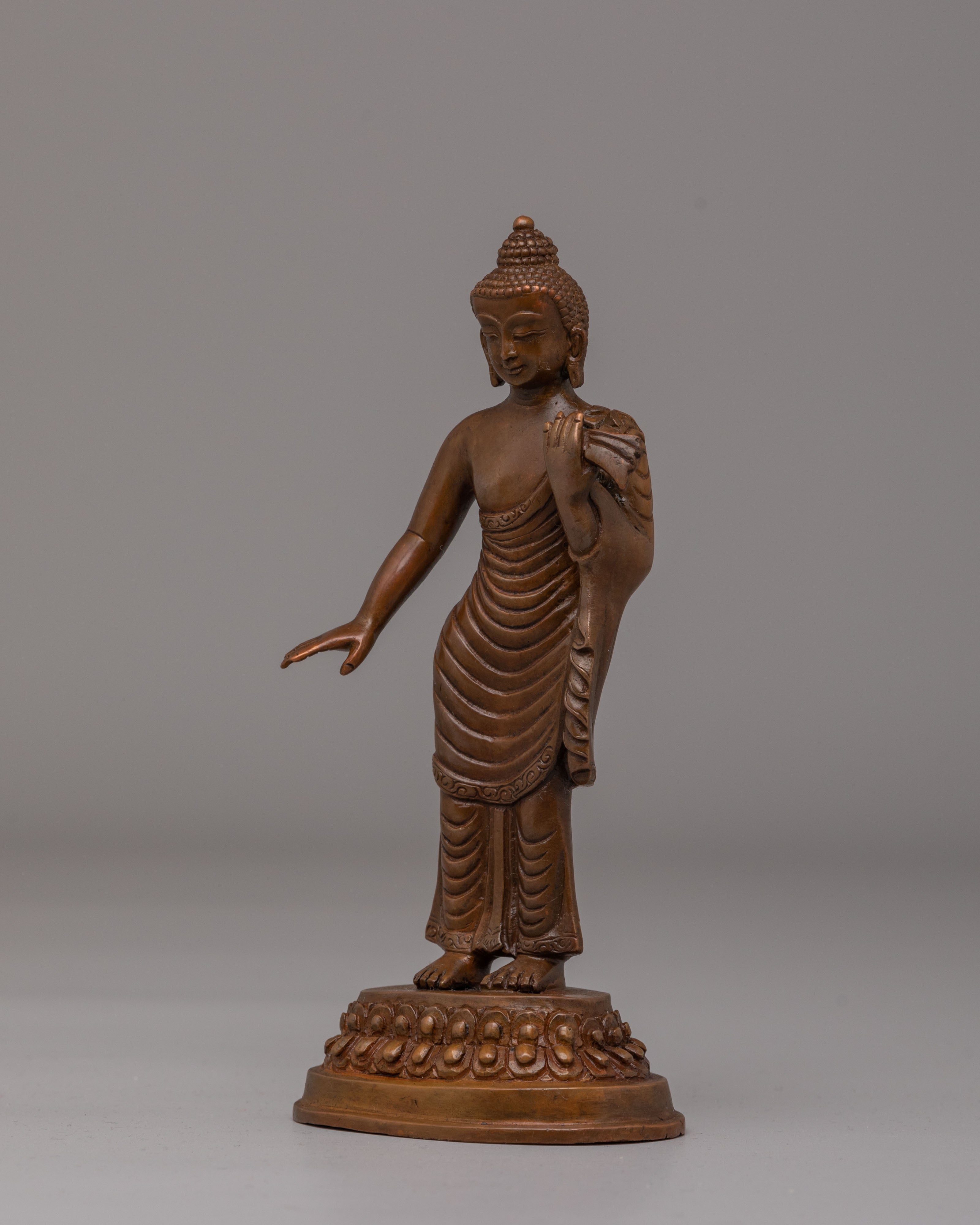 Tibetan Dipankara Deity Statue | Buddhist Altar Decor