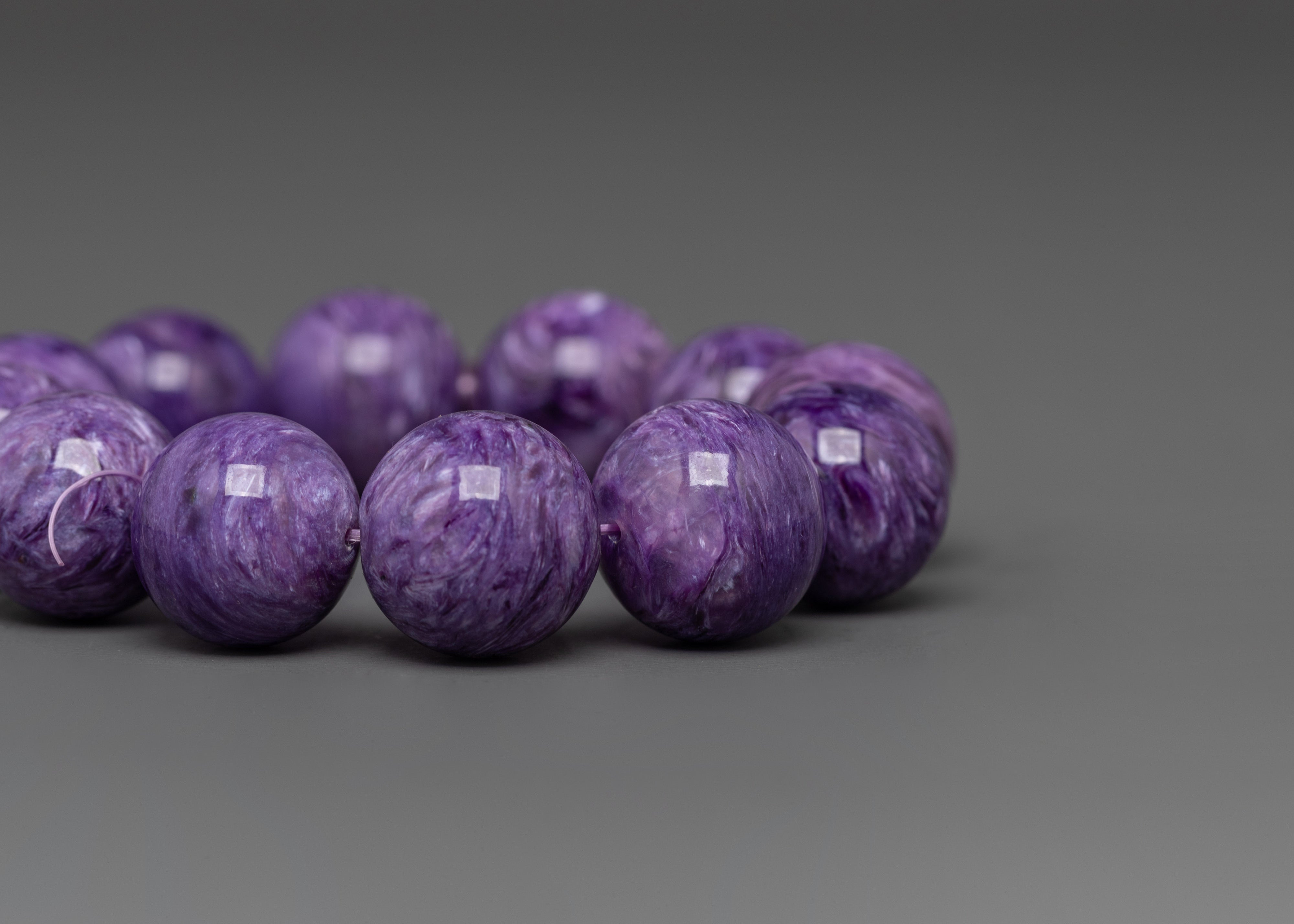 Charoite Bracelet | Natural Stone Bracelet