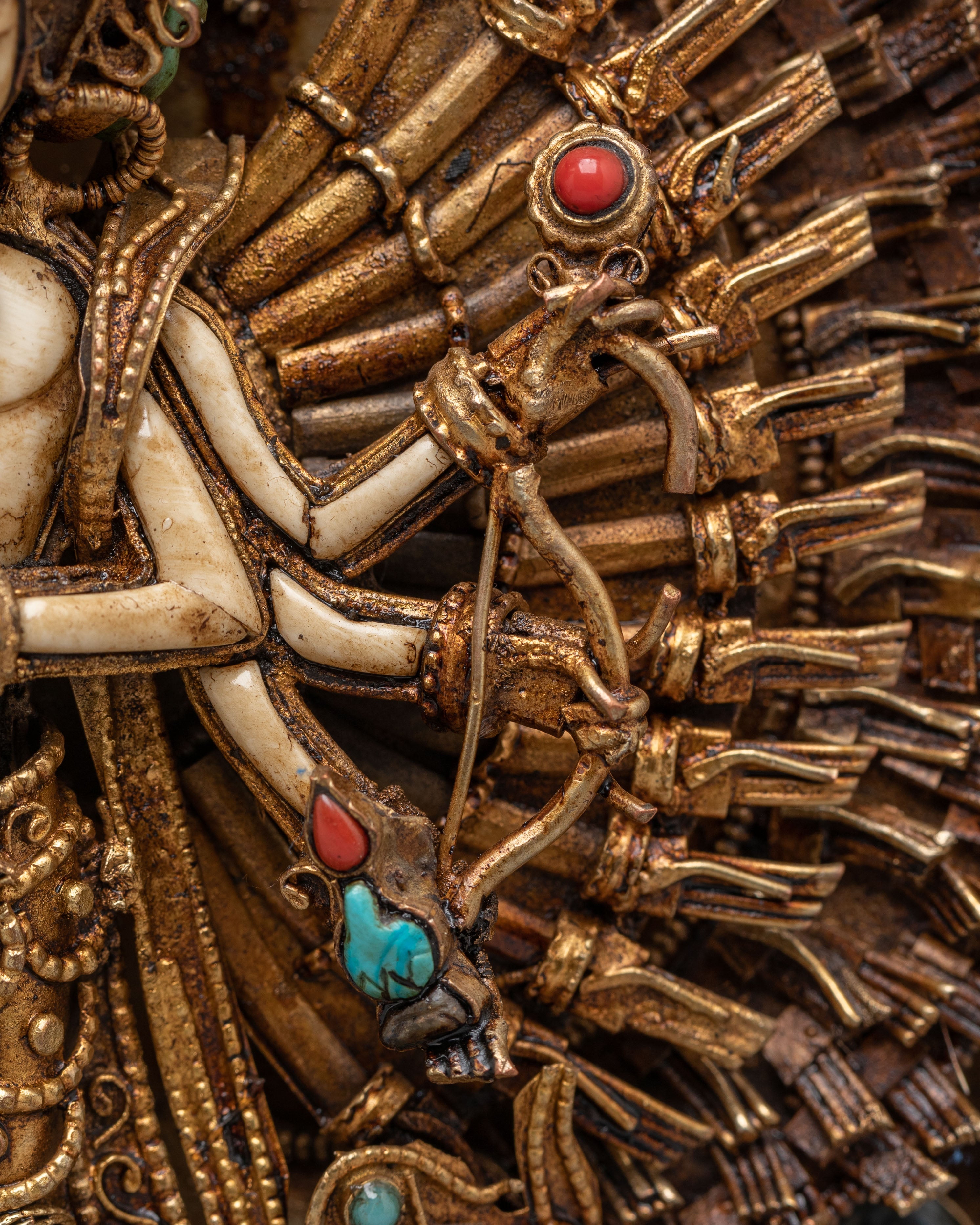 Traditional Thousand-Armed Chenrezig Statue | 1000 Arms Bodhisattva Artwork