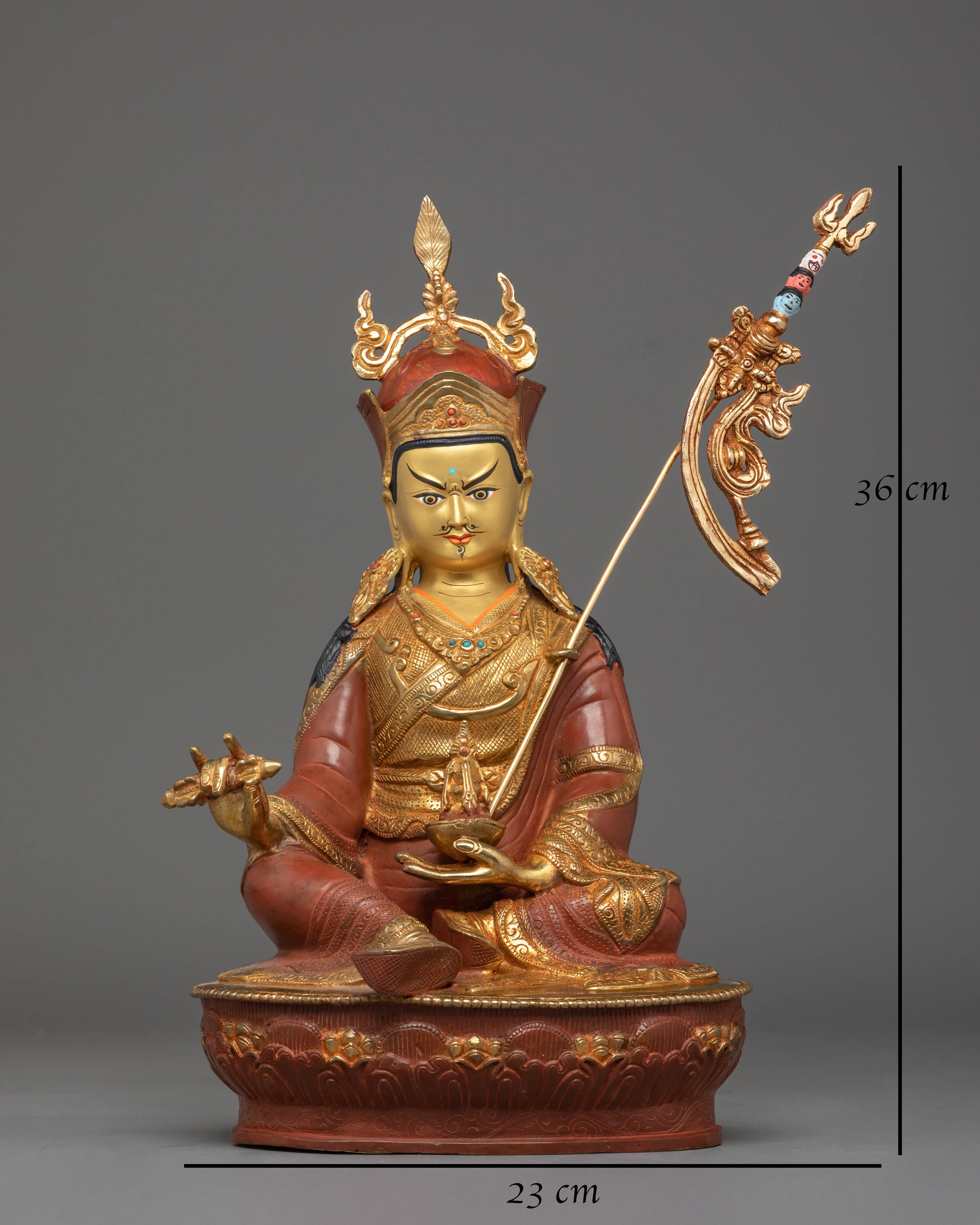 Guru Gyalpo Golden Statue | The Precious Master