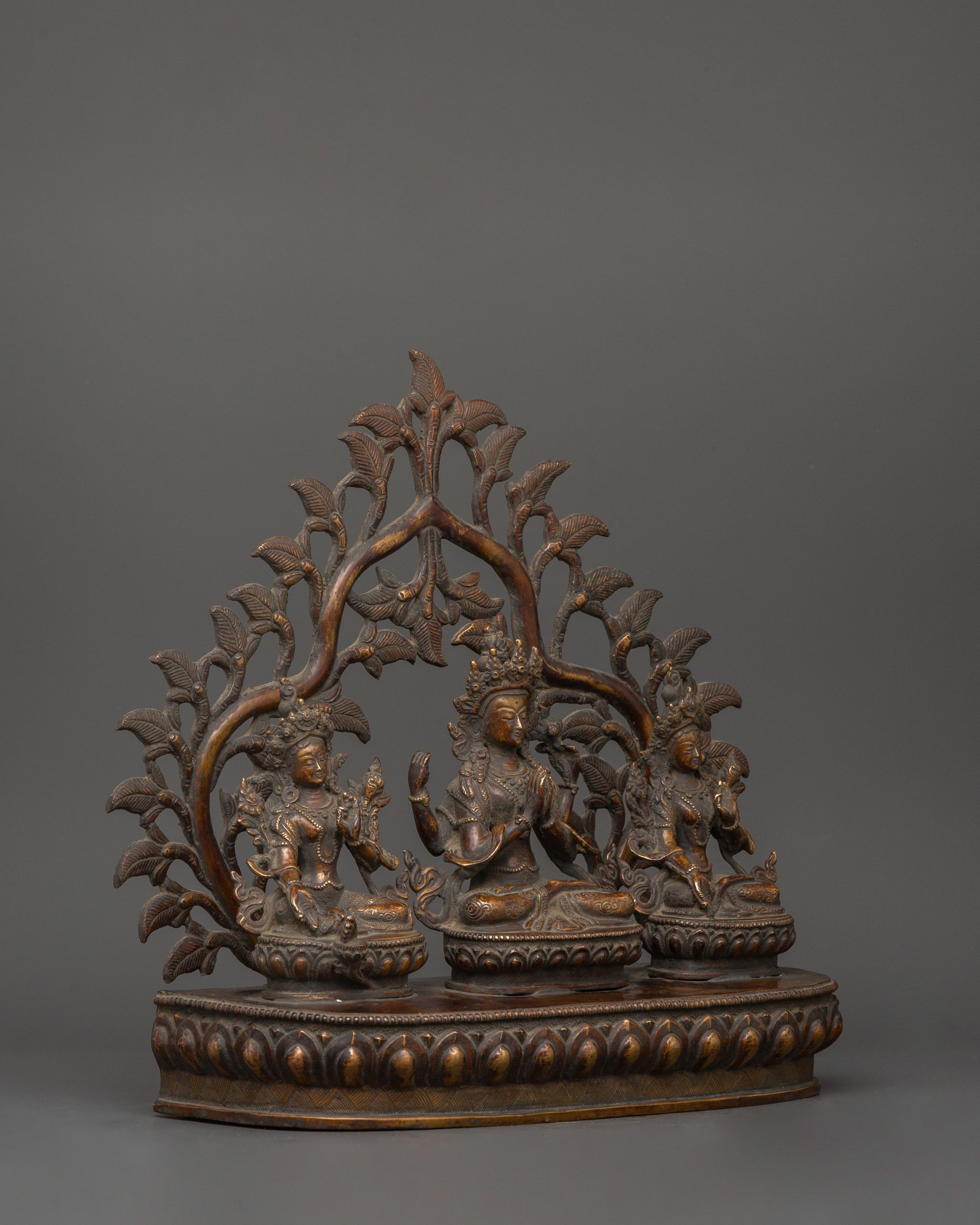 Chenrezig, Green Tara & White Tara | Buddhism Craft