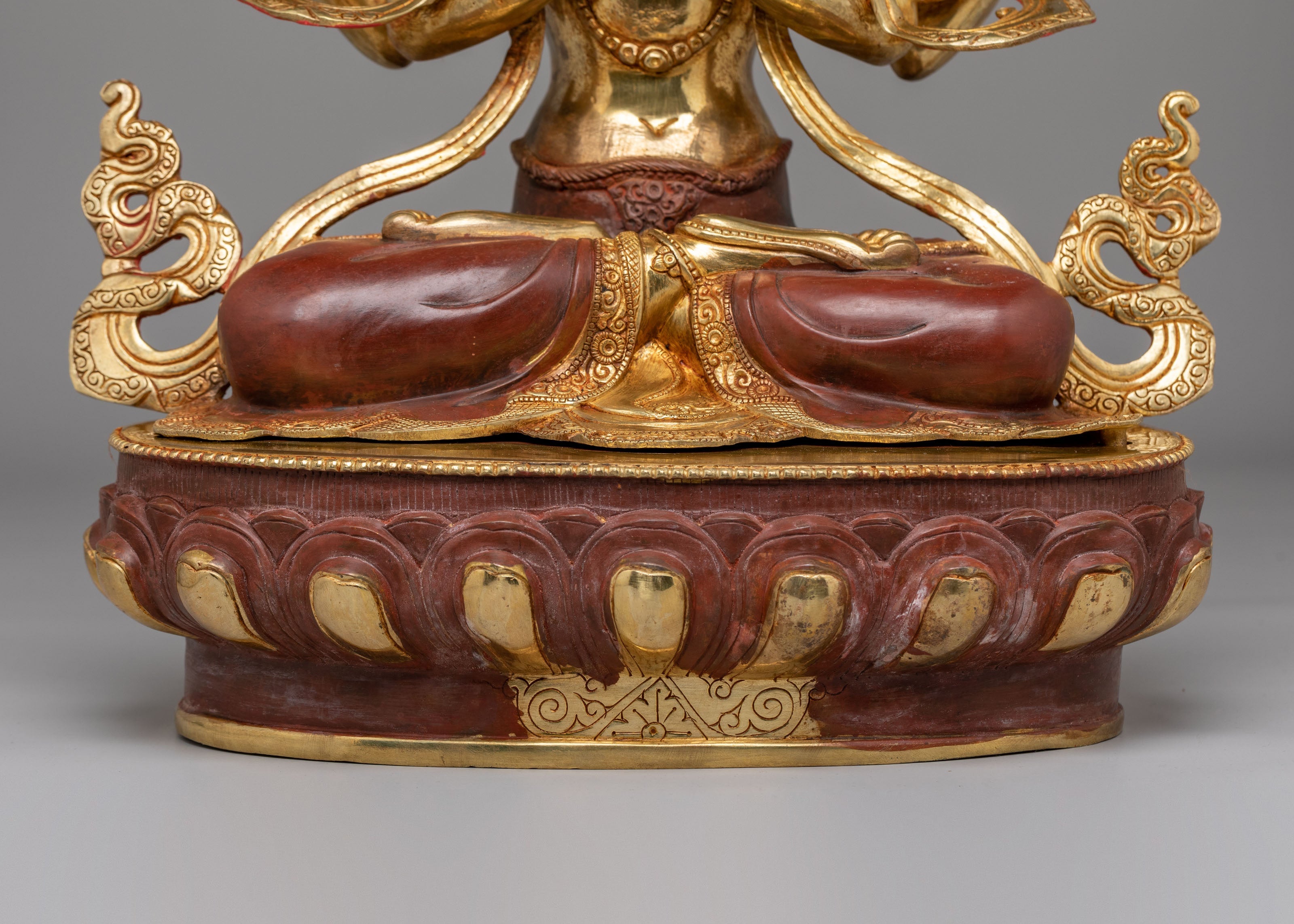 Traditional Himalayan Chenrezig Figurine | Tibetan Spiritual Art