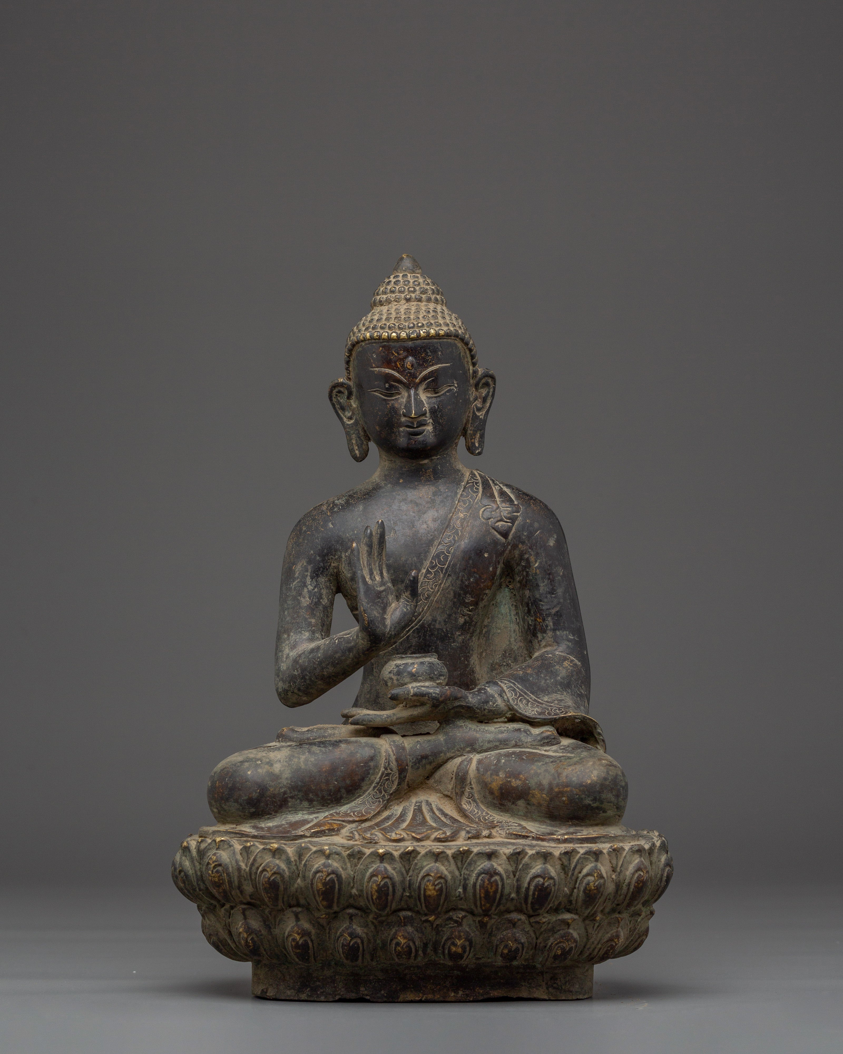 Amogasiddhi Buddha Statue | Fearlessness and Wisdom
