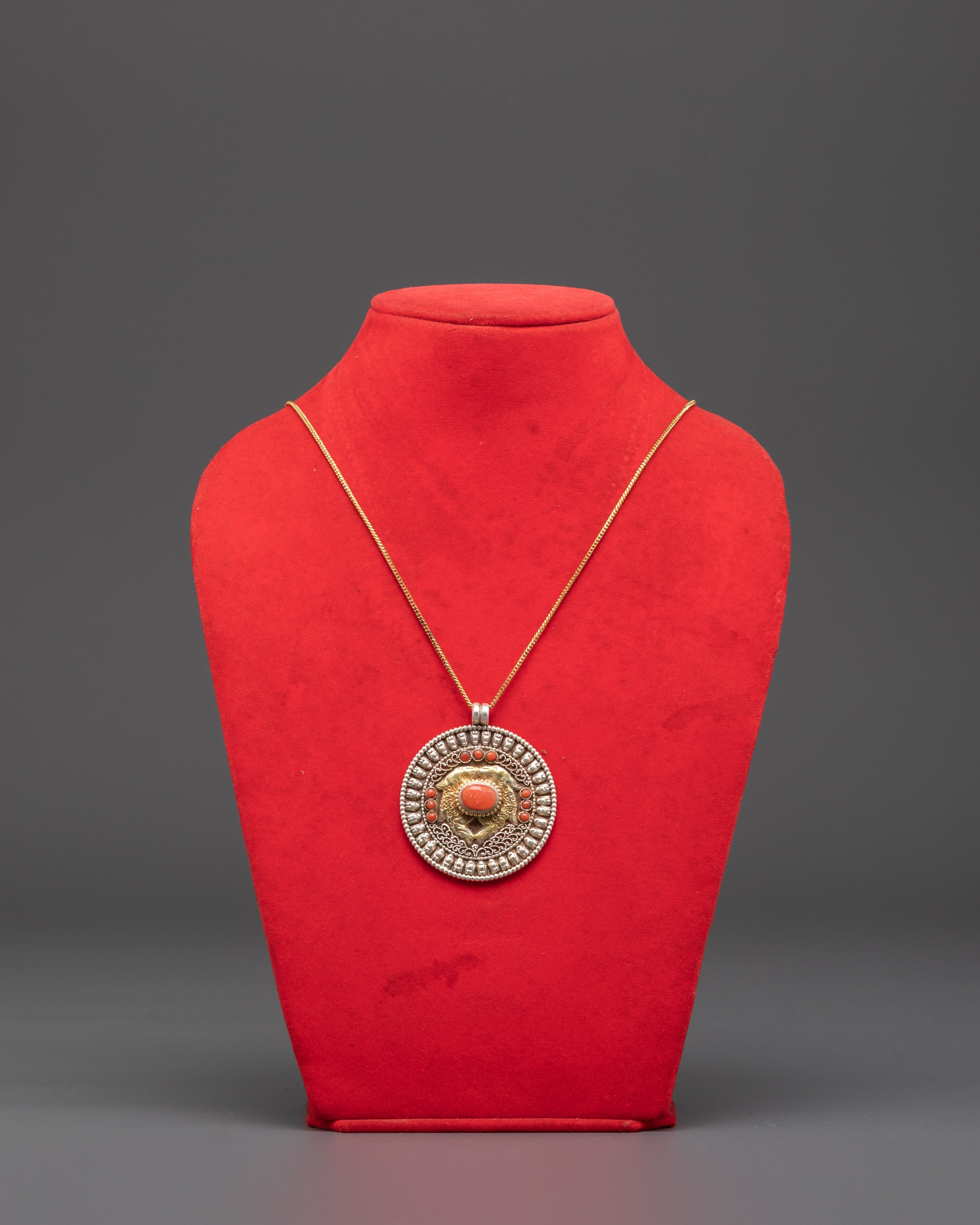 Twin Fish Buddhist Pendant