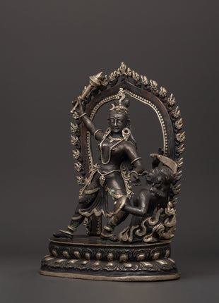 Baglamukhi Devi Statue | Wrathful Hindu Goddess