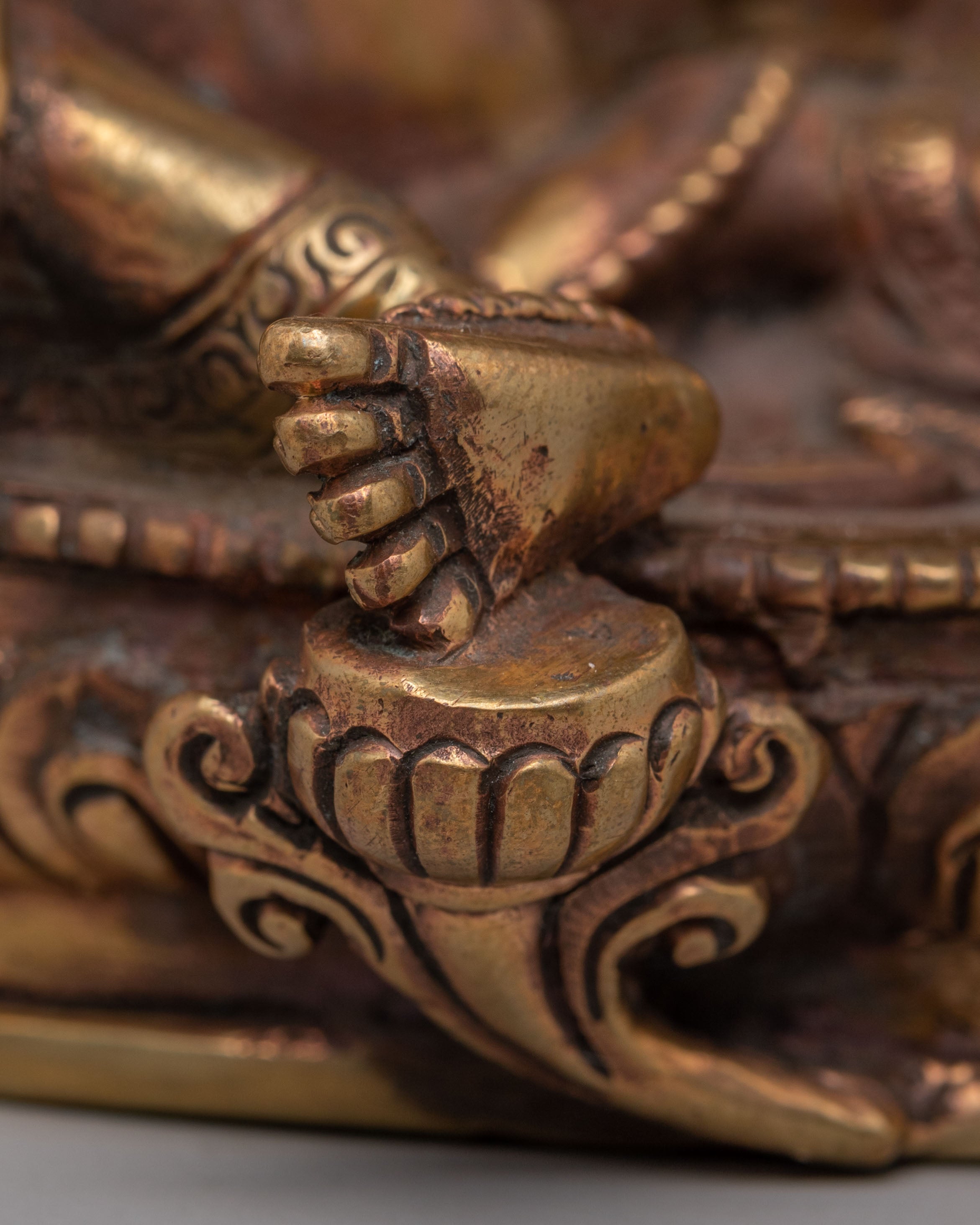 Tibetan Green Tara Deity Statue | Buddhist Altar Decor