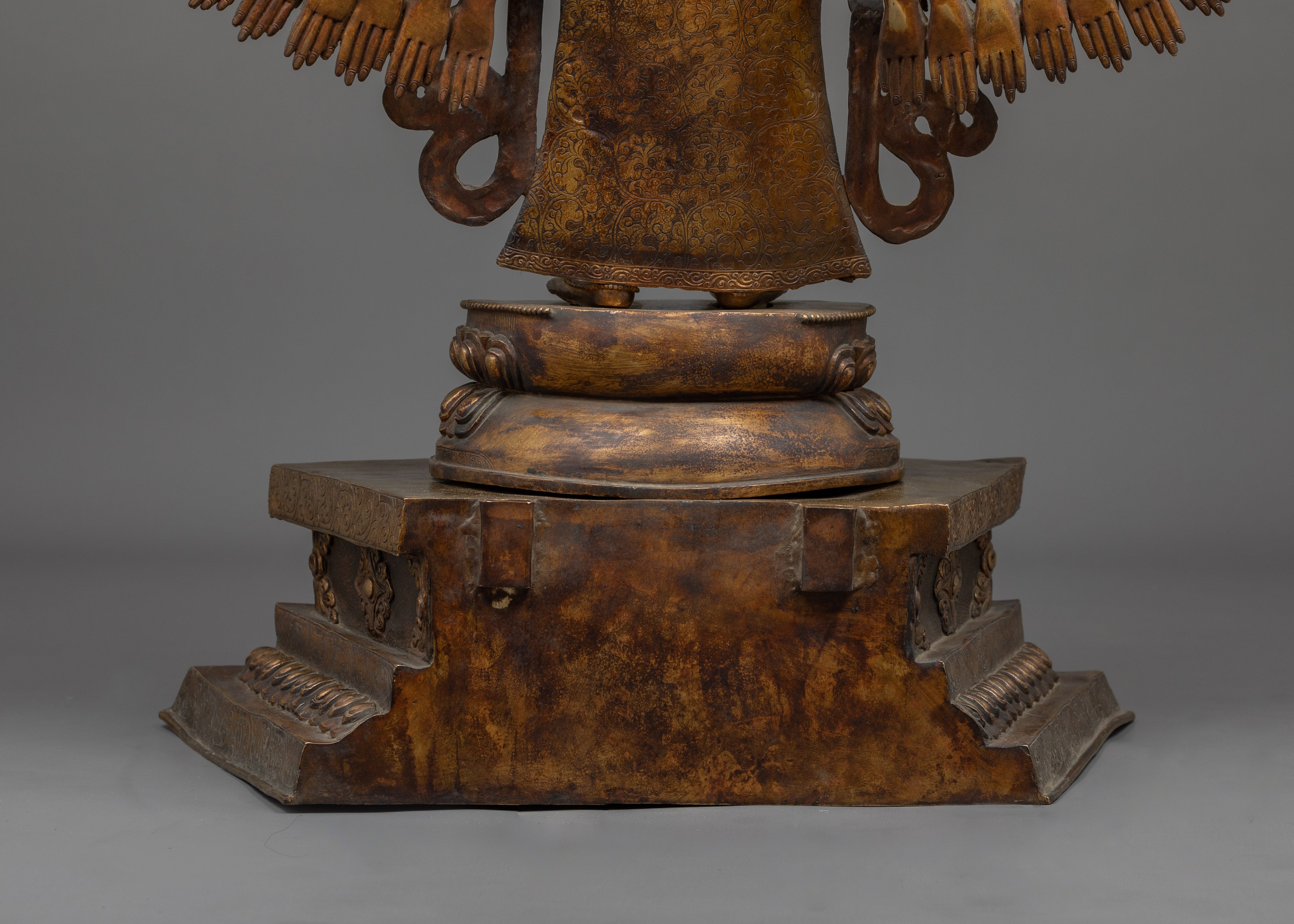 Handmade 1000 Armed Chenrezig Statue | Himalayan Treasure of Nepal