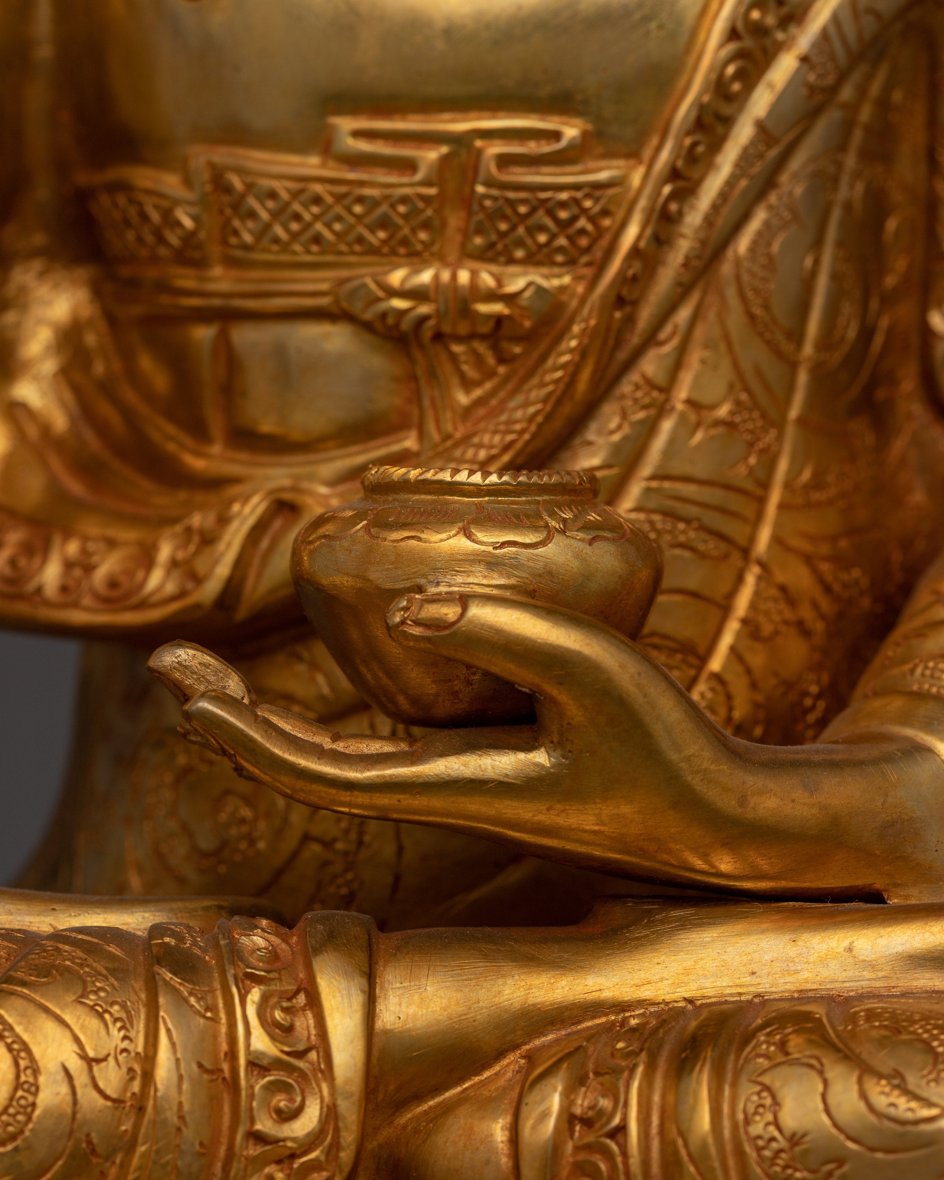 Enlightened Teacher Shakyamuni Buddha Statue | Meditation Altar Statue