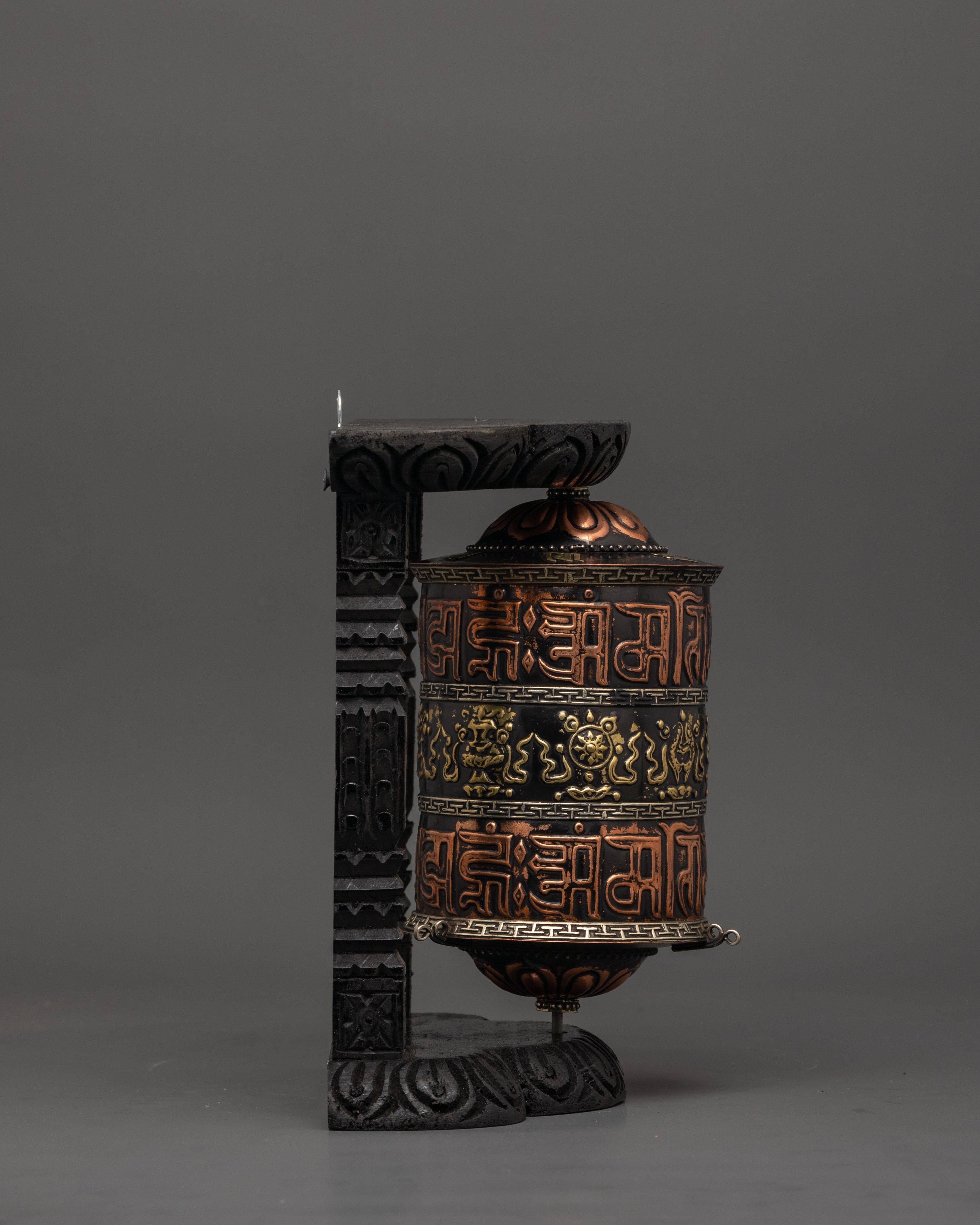Sacred Buddhist Mantra Wheel | Tibetan Prayer Wheel