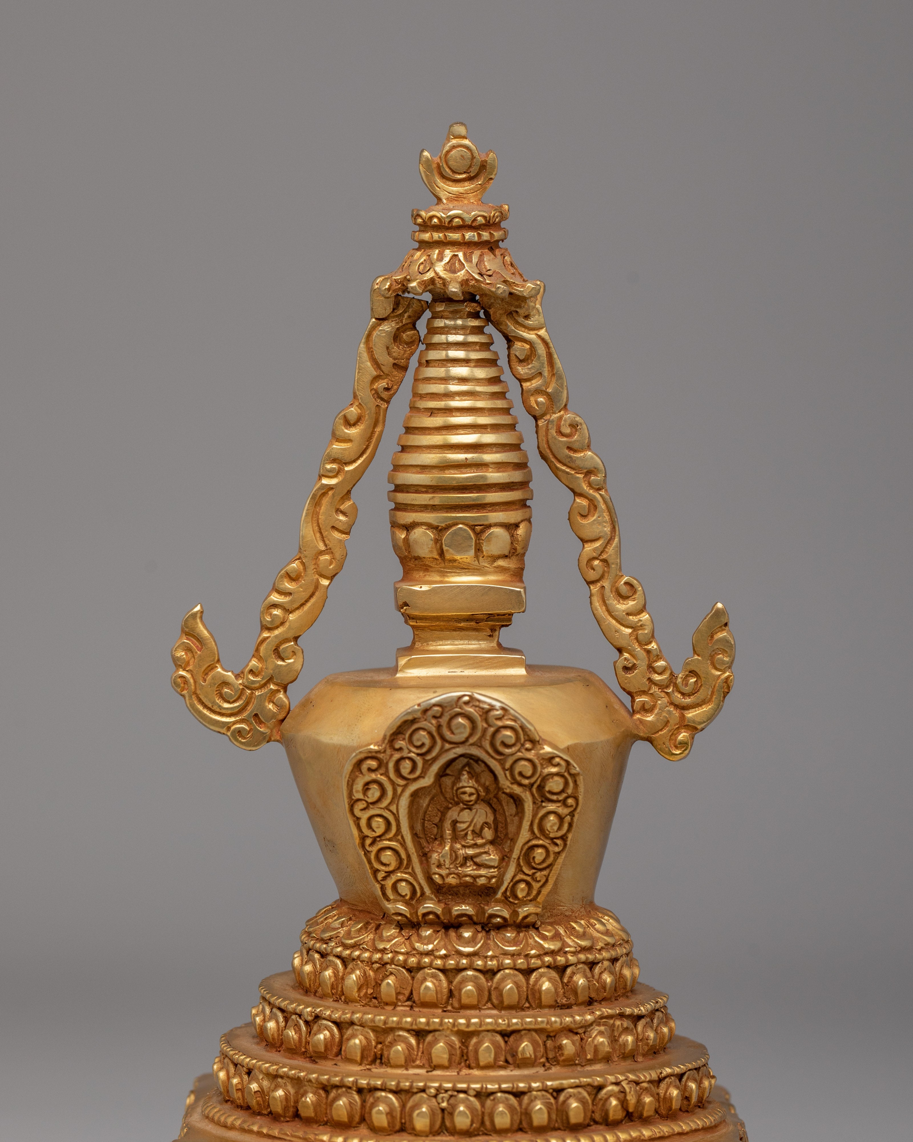 Handmade Tibetan Stupa for Rituals | Sacred Buddhist Altar Decor