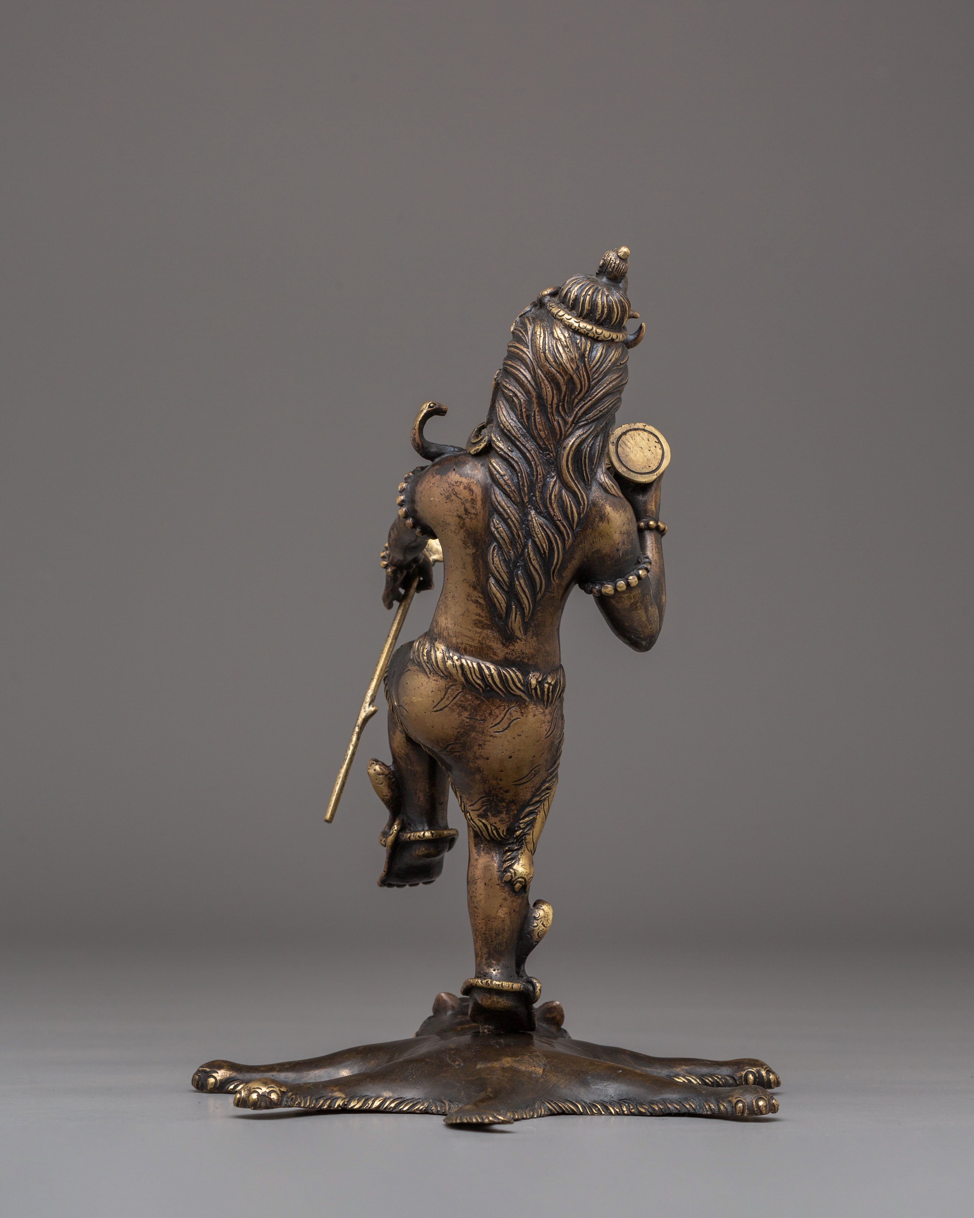 Shiva Handcrafted Brass Statue | Hindu Spiritual Decor