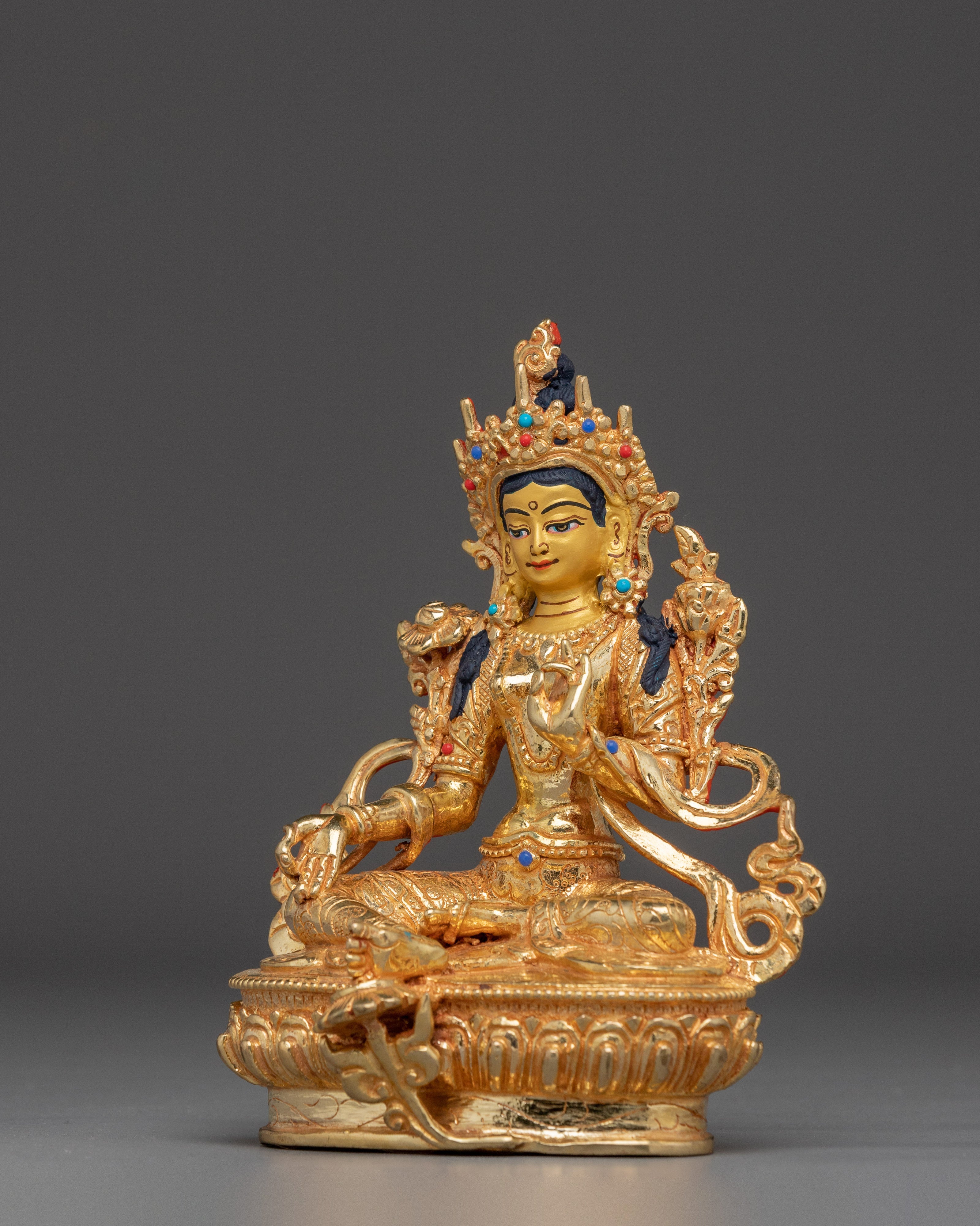 Swift Liberator Green Tara Figurine | Mother of All Buddhas